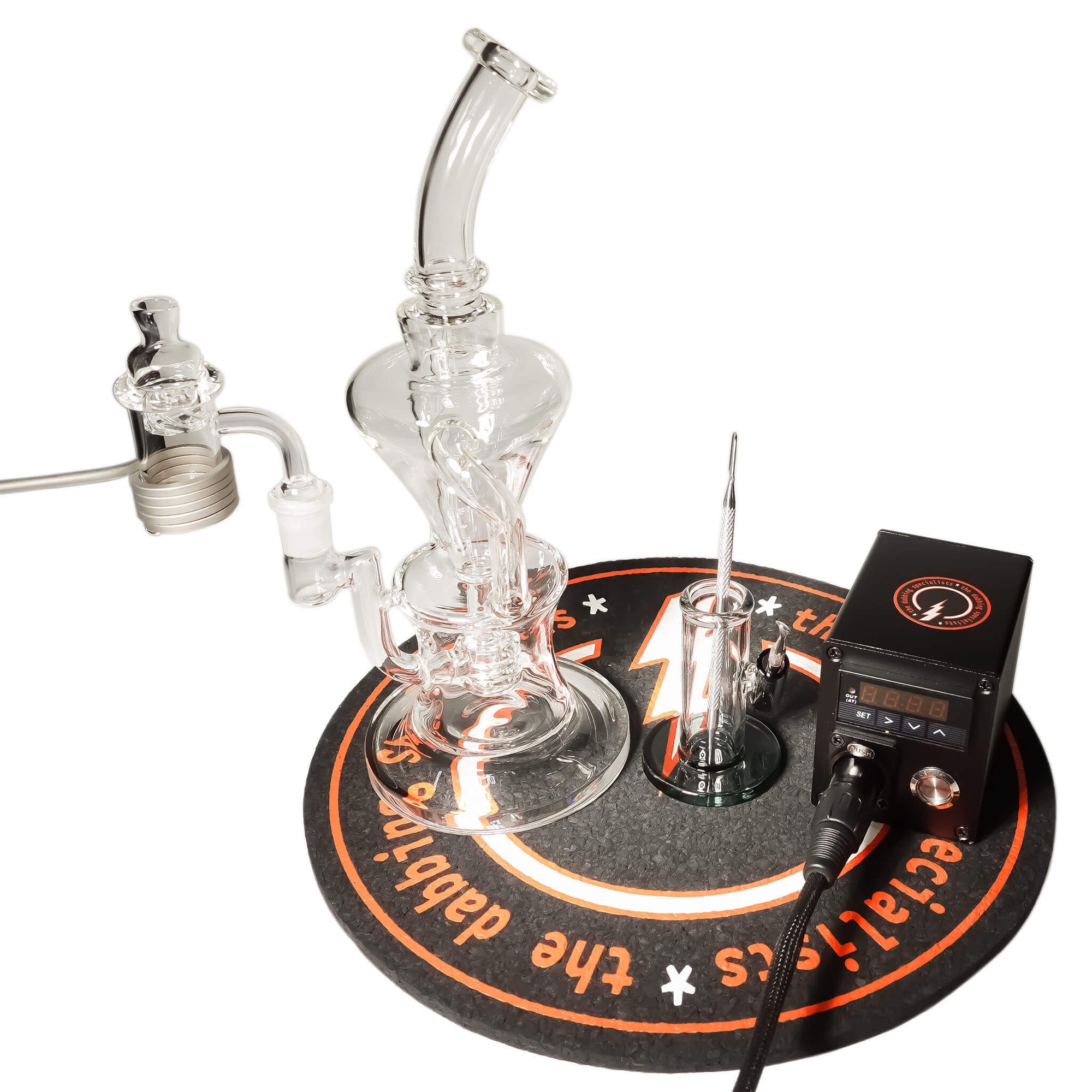 Futurus 25mm E-Banger Deluxe Enail Kit | Red Kit View | the dabbing specialists