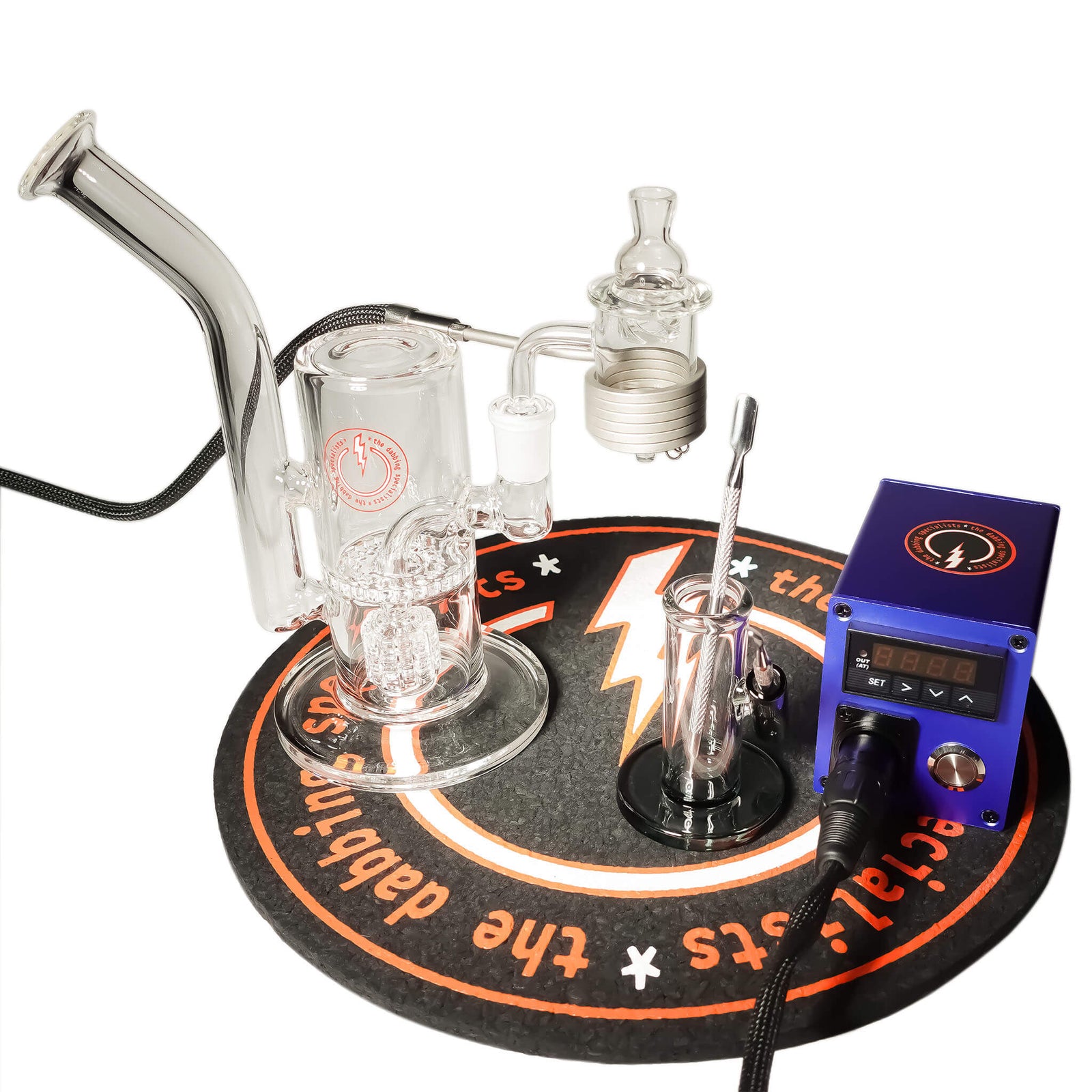 Reborn 30mm E-Banger Deluxe Enail Kit | Blue Kit View | the dabbing specialists