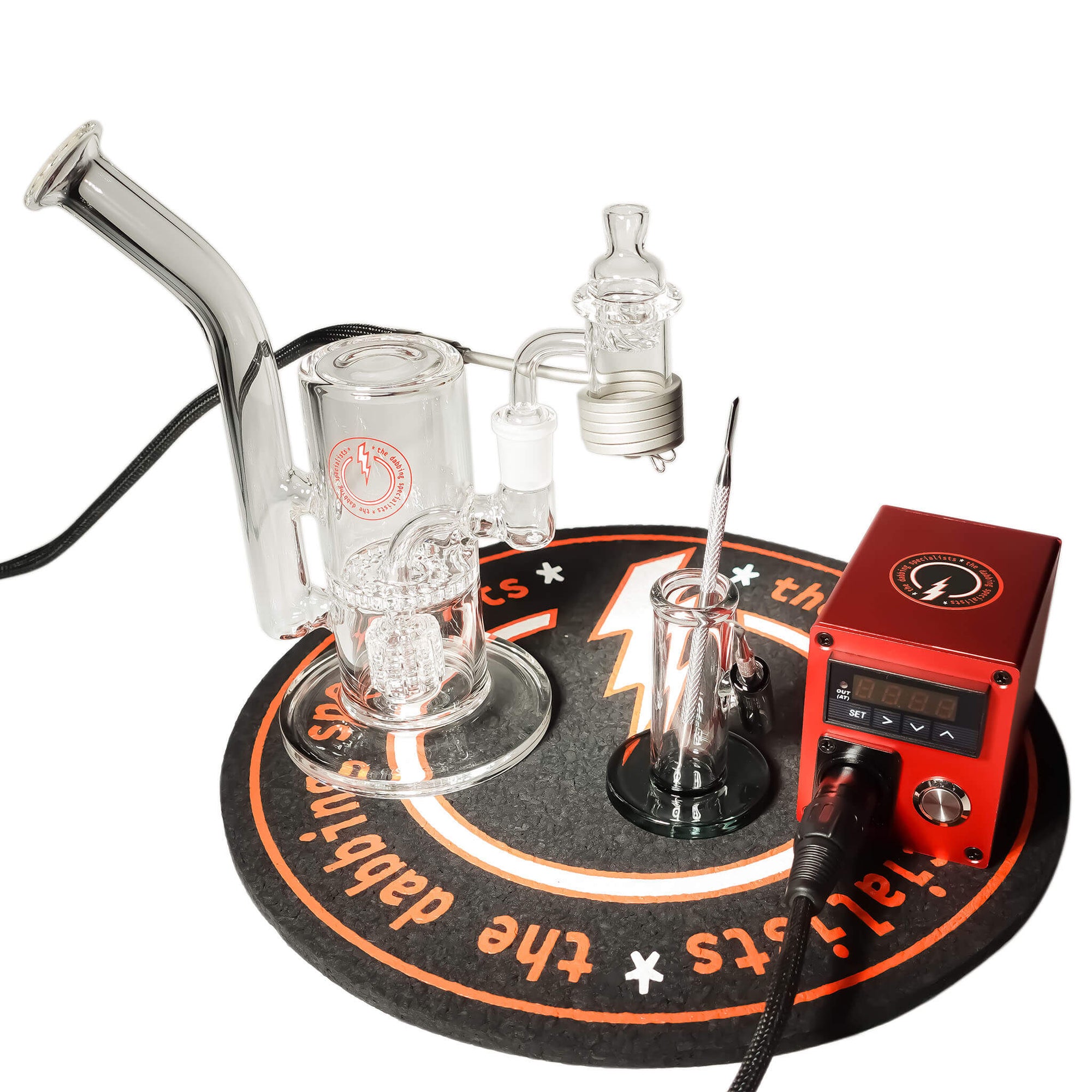Reborn 25mm E-Banger Deluxe Enail Kit | Red Kit View | the dabbing specialists