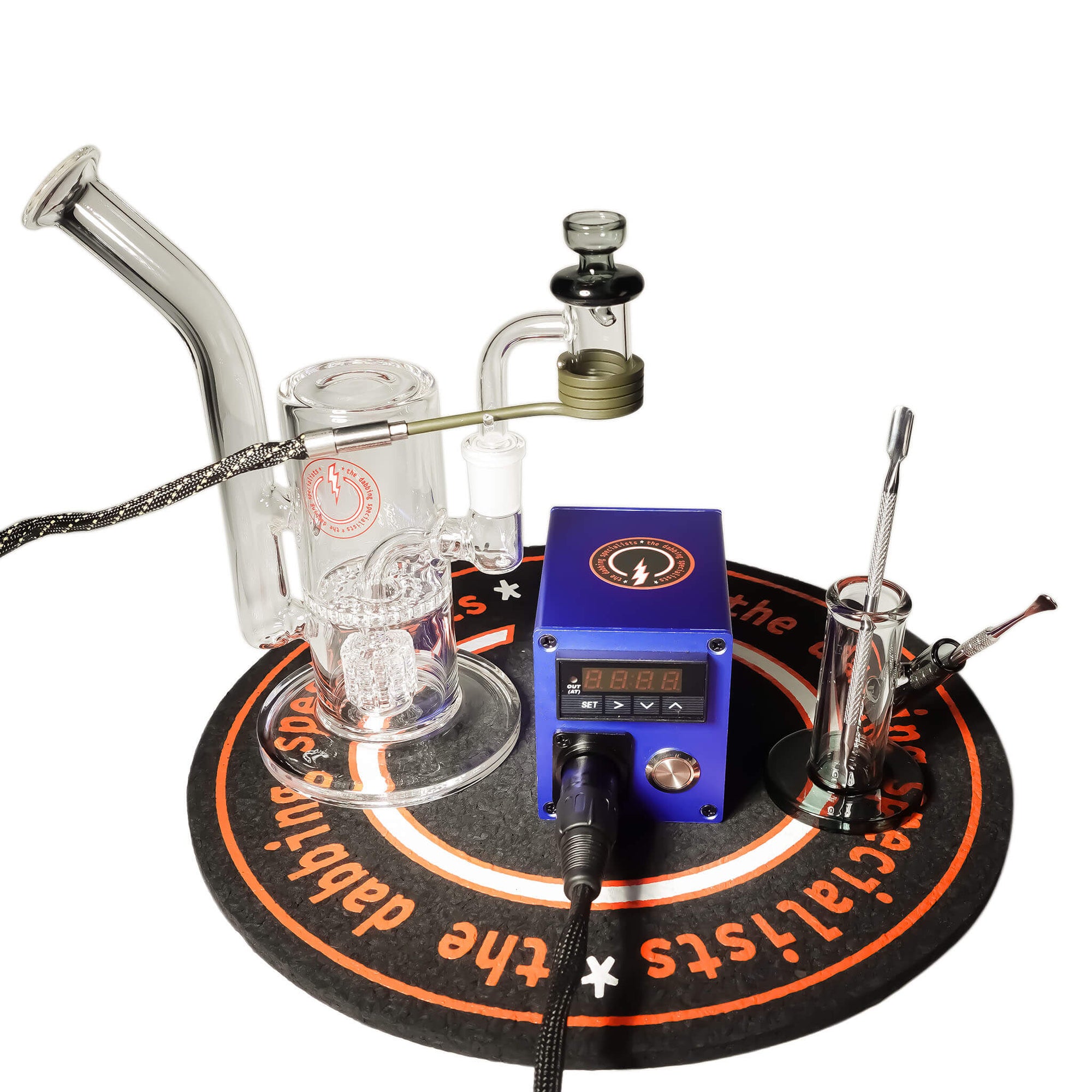 Reborn 20mm E-Banger Deluxe Enail Kit | Blue Kit View | the dabbing specialists