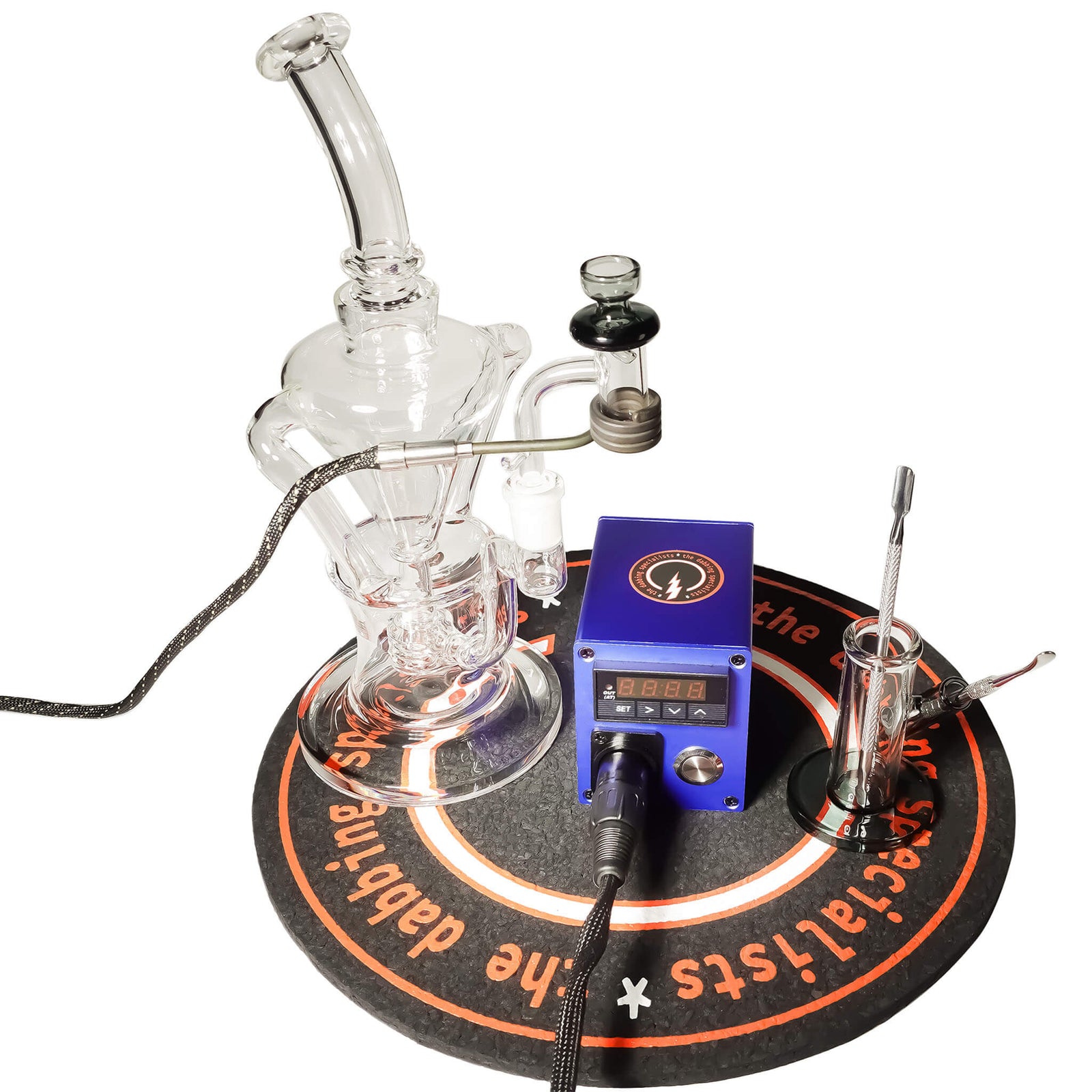 Futurus 16mm E-Banger Deluxe Enail Kit | Black Kit View | the dabbing specialists