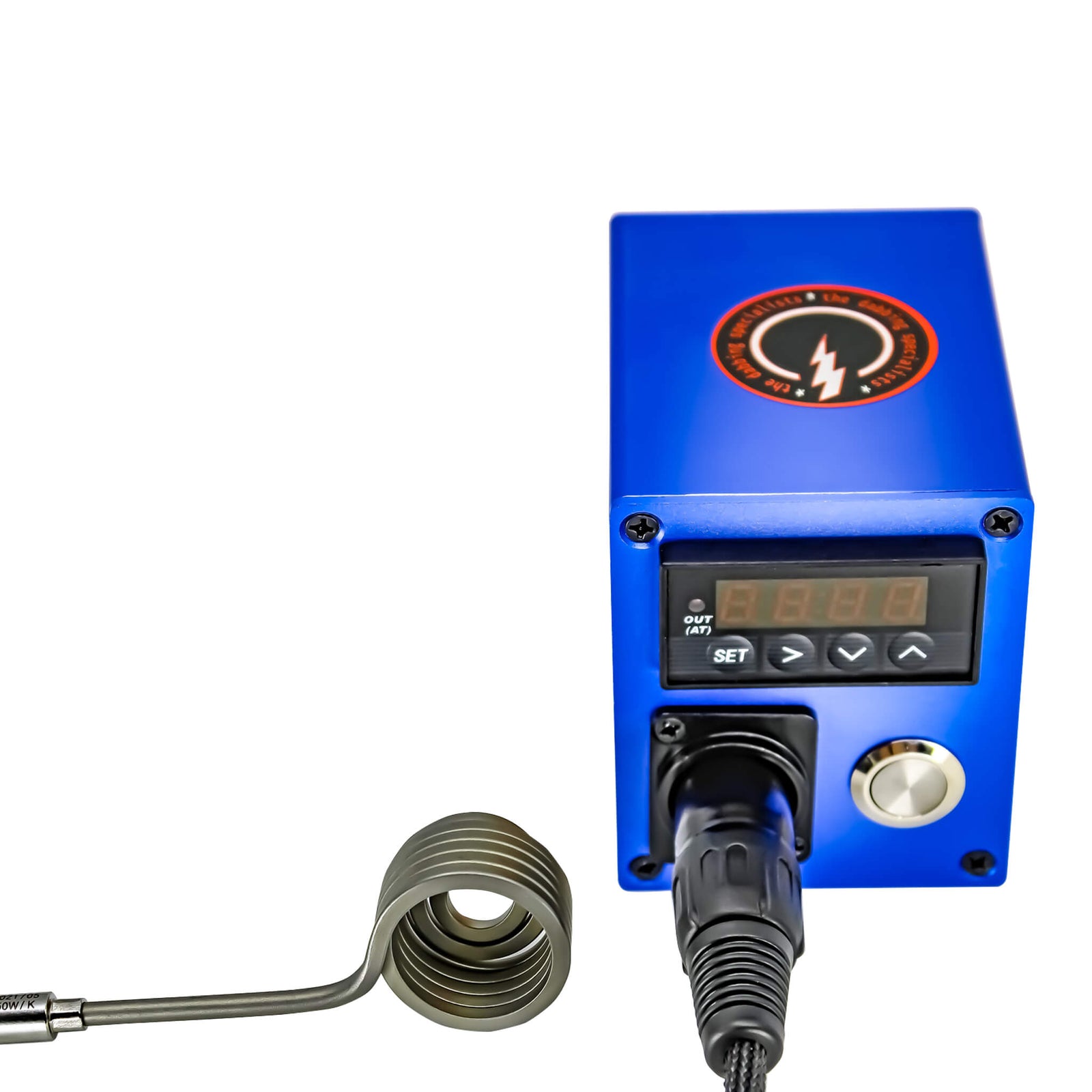 Portable Deluxe Enail | Blue Deluxe Enail View | the dabbing specialists