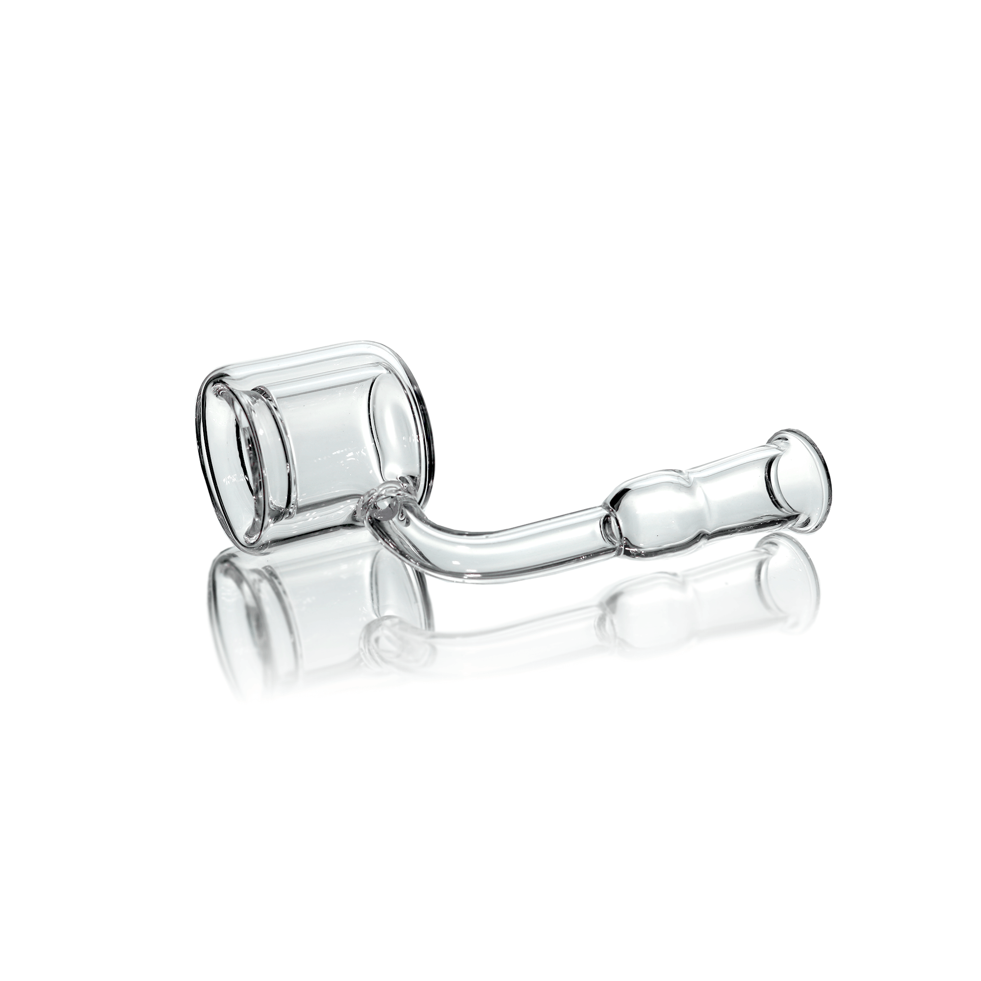 Quartz Double Wall Banger (Torch) | 10mm Female | Alternate View | the dabbing specialists