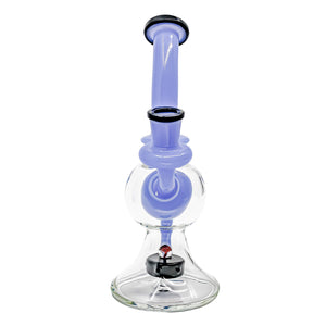 Ball Dab Rig | Blue Front Profile View | the dabbing specialists