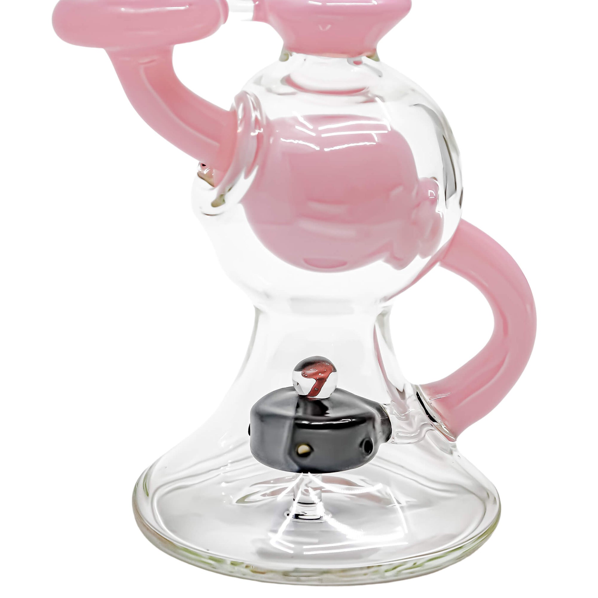 Ball Dab Rig | Pink Close Up View | the dabbing specialists