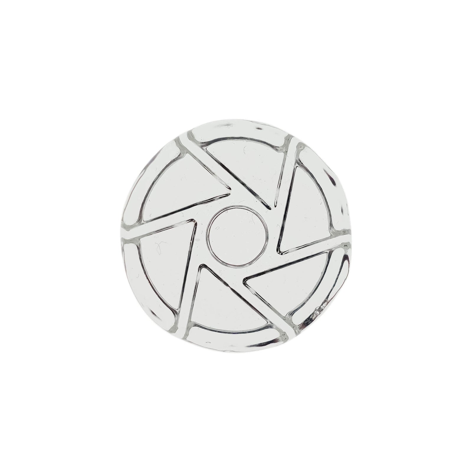 25mm Poker Chip Spinner Cap | Underside Close Up View | the dabbing specialists