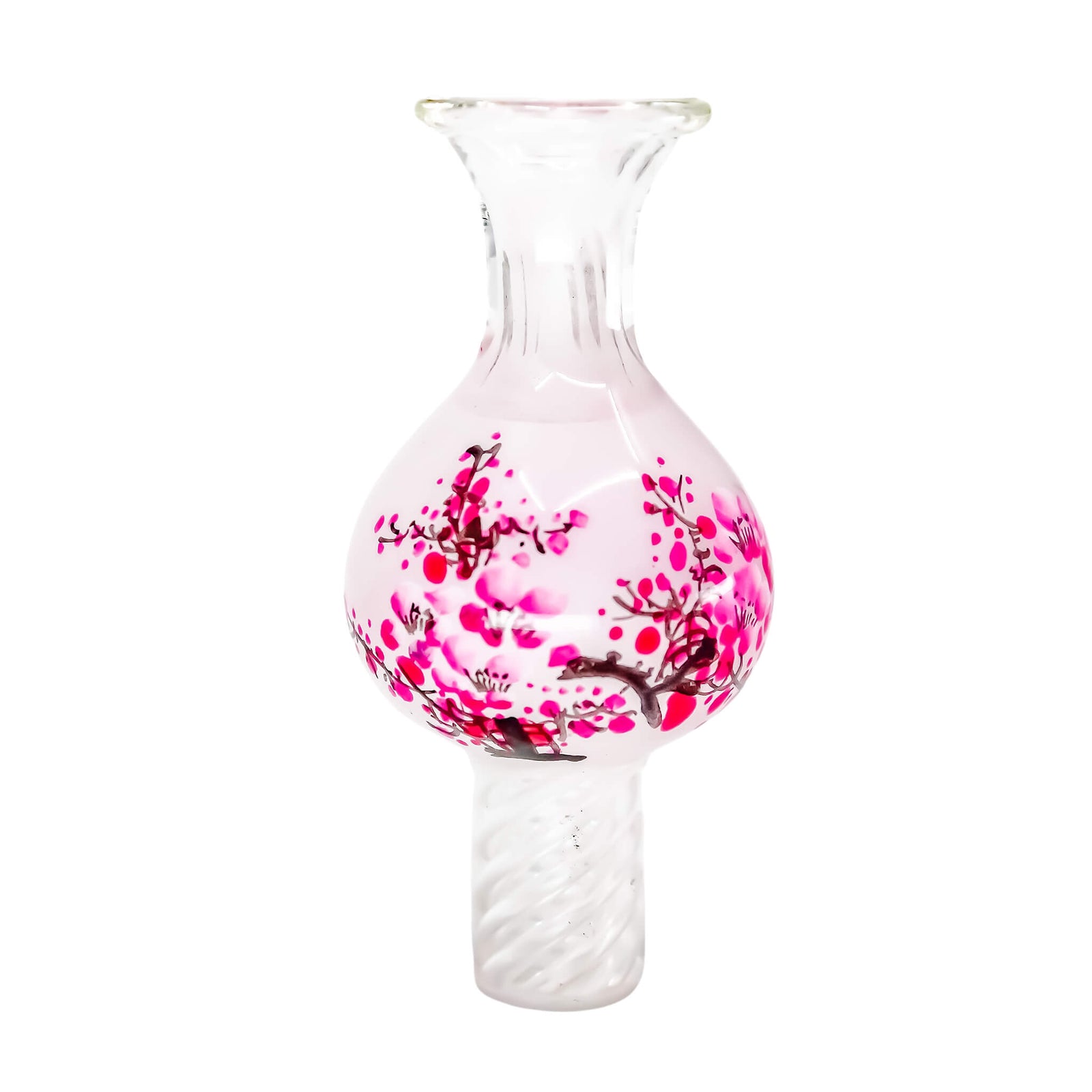 Zen Spinner Bubble Cap | Purple Blooms Variation View | the dabbing specialists