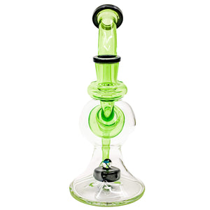Ball Dab Rig | Green Front Profile View | the dabbing specialists