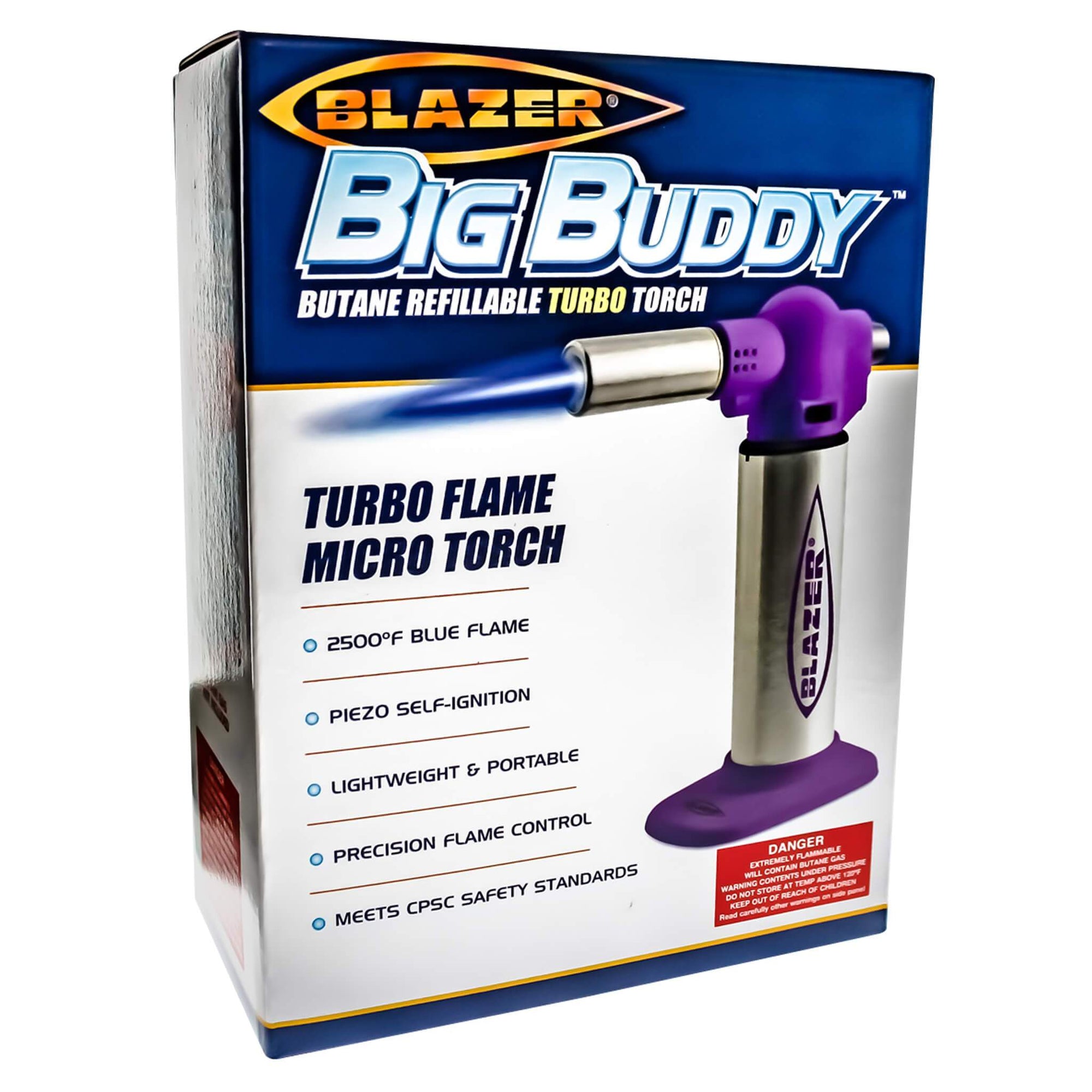 Blazer Big Buddy Torch | Purple Boxed View |  the dabbing specialists