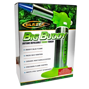 Blazer Big Buddy Torch | Green Boxed View | the dabbing specialists