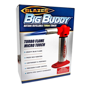 Blazer Big Buddy Torch | Red Boxed View | the dabbing specialists