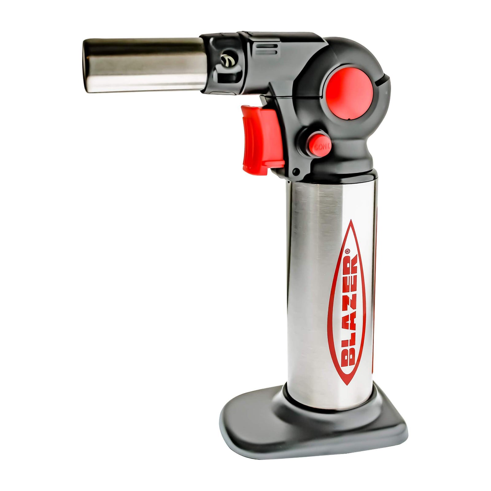 Blazer Flexible Turbo Torch | Red & Black Profile View | the dabbing specialists