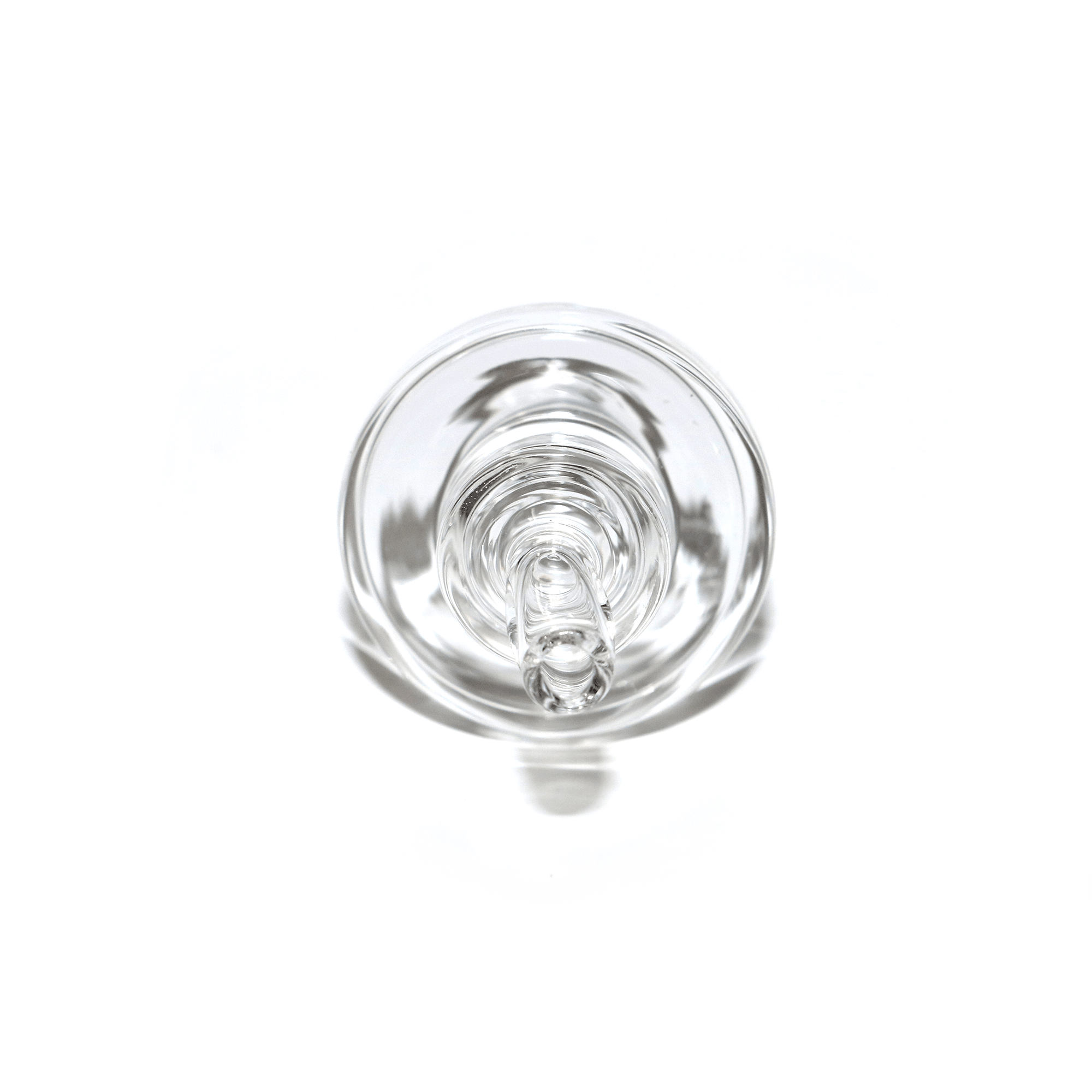Clear Spinning Directional Carb Cap | Underside View | the dabbing specialists