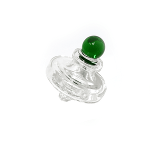 Colorful Flying Saucer Carb Cap | Angled View | the dabbing specialists