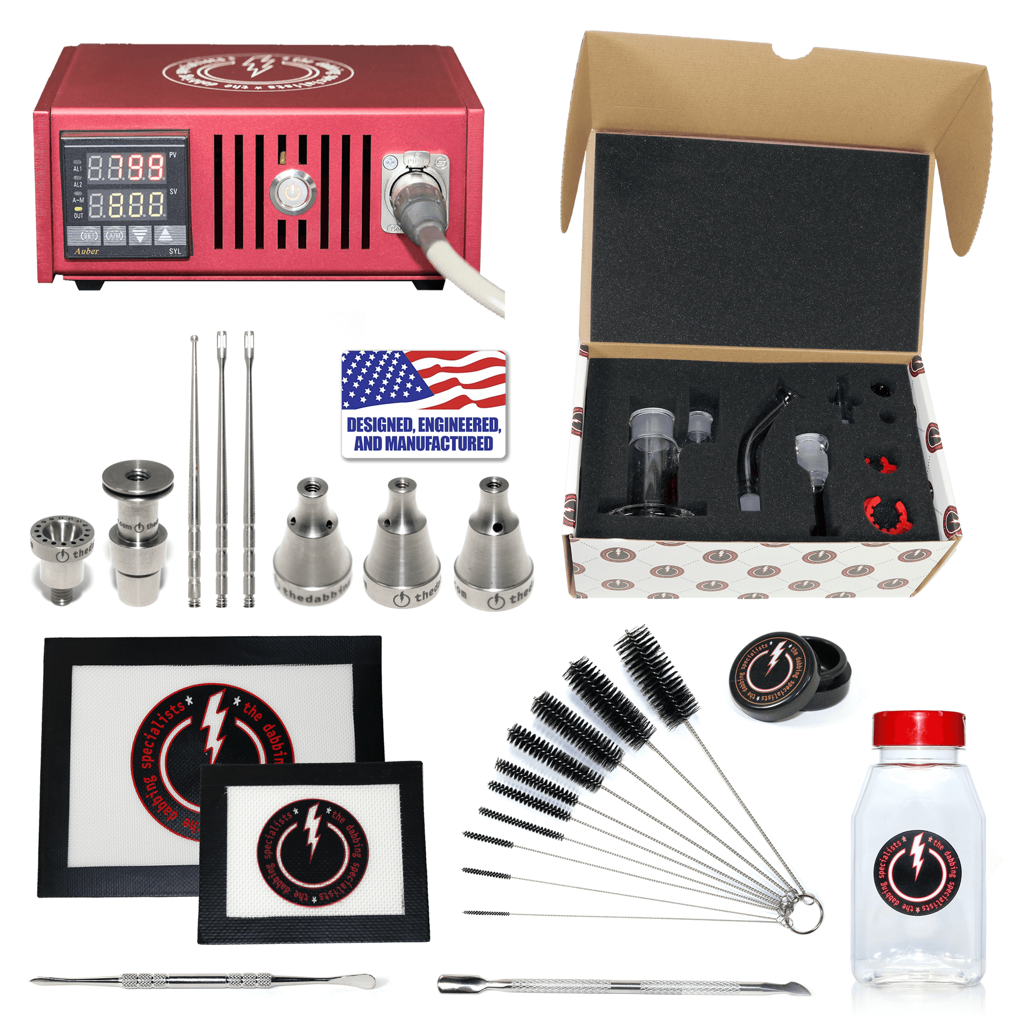 Complete The Dabbing Specialists Dabbing Enail Kit - Deluxe | Red Dab Kit | the dabbing specialists