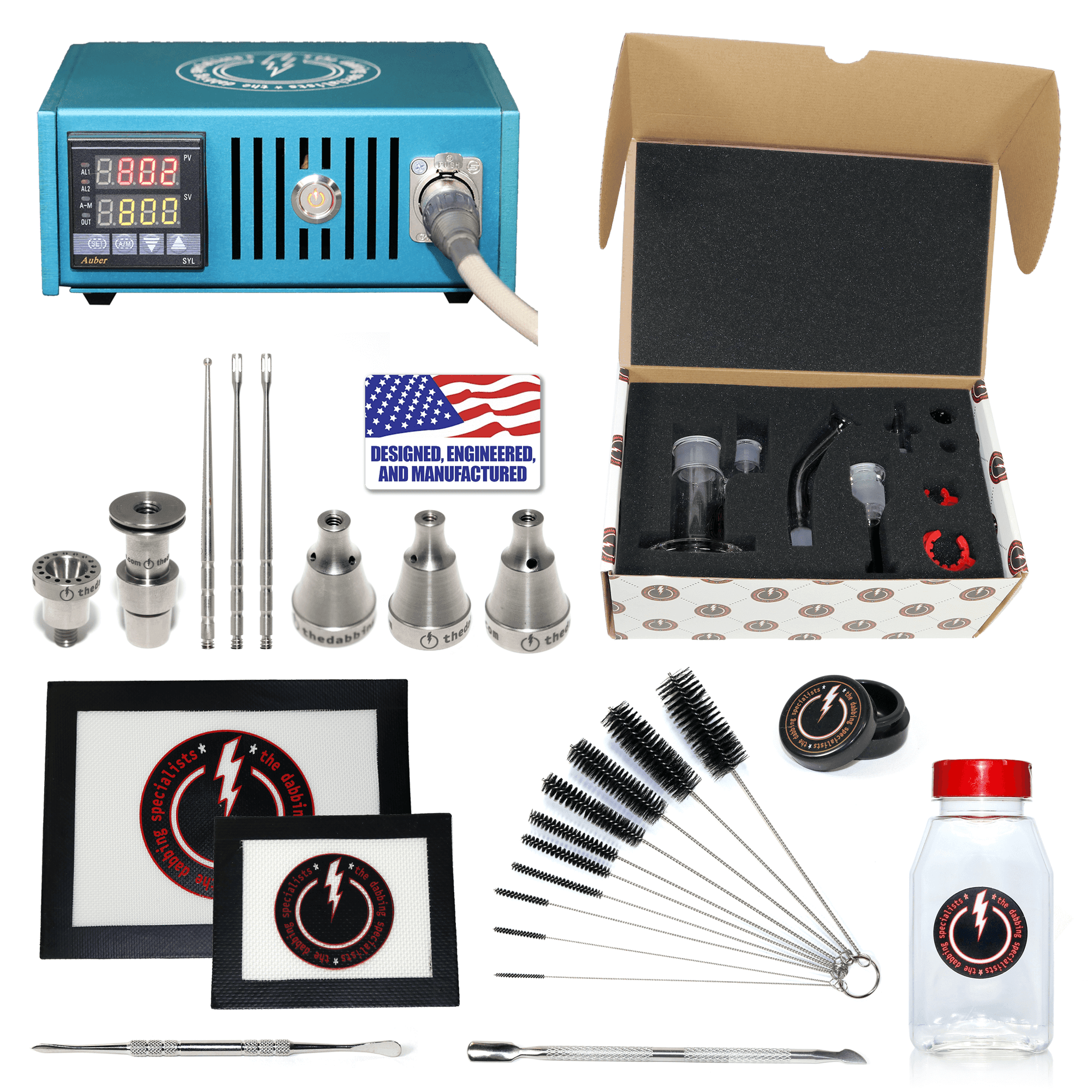 Complete The Dabbing Specialists Dabbing Enail Kit - Deluxe | Blue Kit | the dabbing specialists