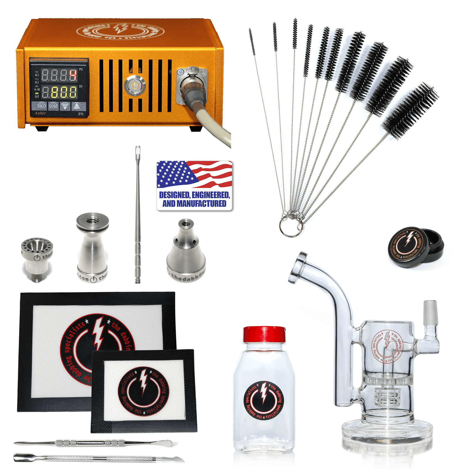 Complete The Dabbing Specialists Dabbing Enail Kit - Intermediate | Orange Kit | TDS