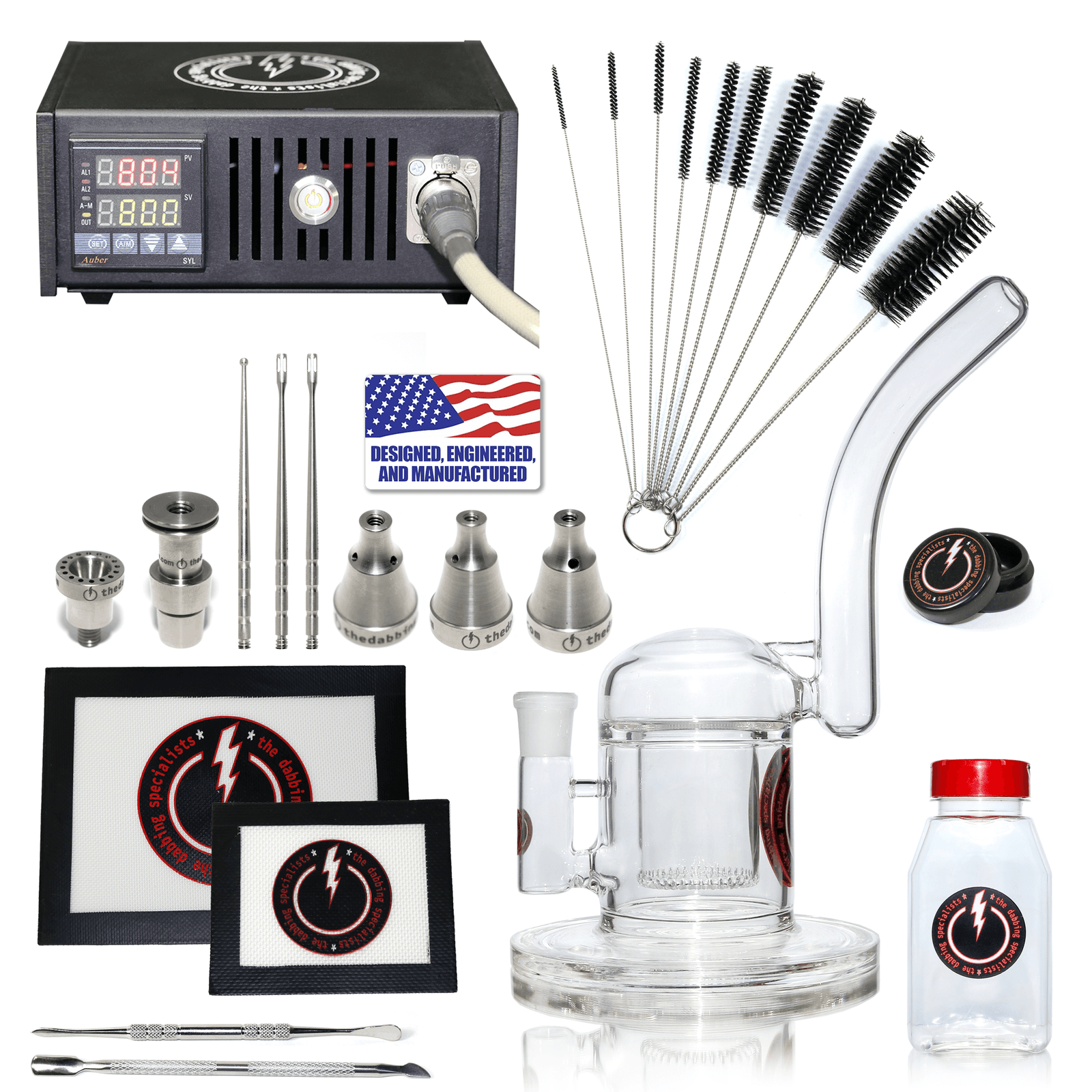 Complete The Dabbing Specialists Dabbing Enail Kit - Professional | Orange Kit | TDS