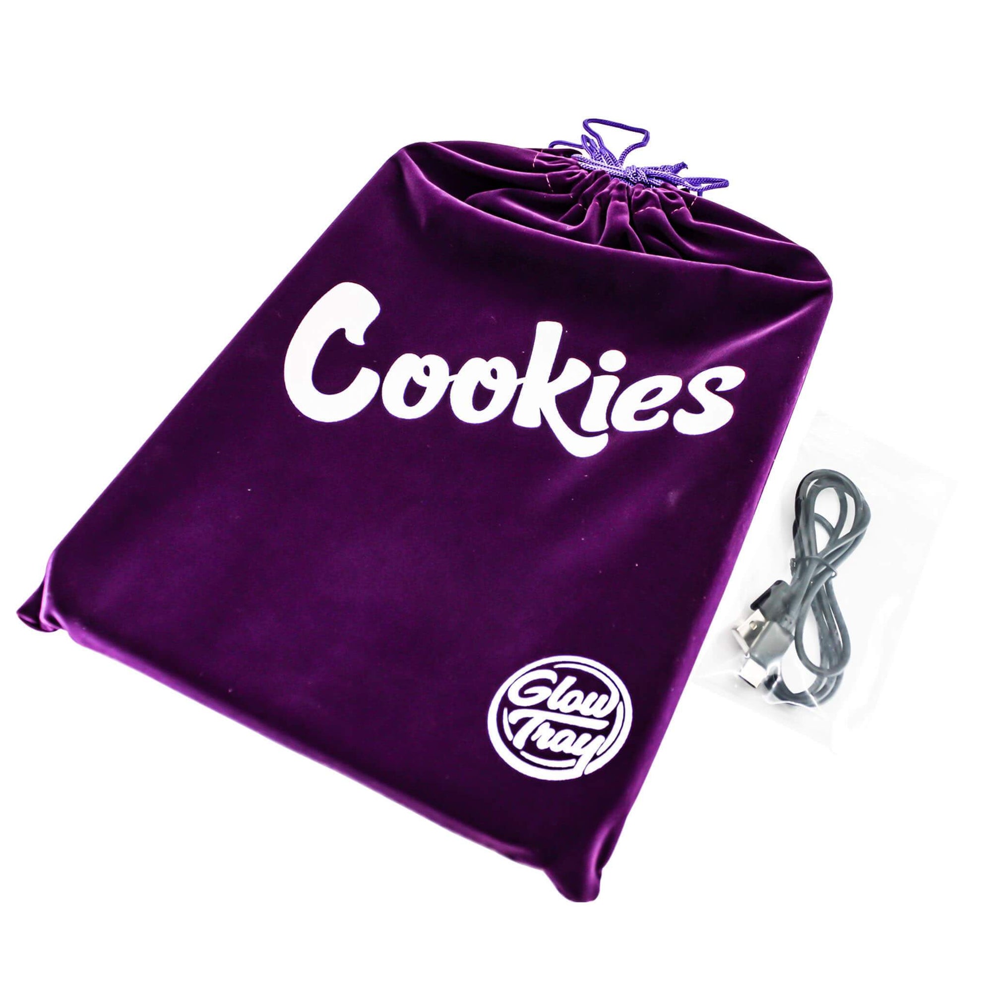 Cookies Glo Tray V3 | Purple Bagged View | the dabbing specialists