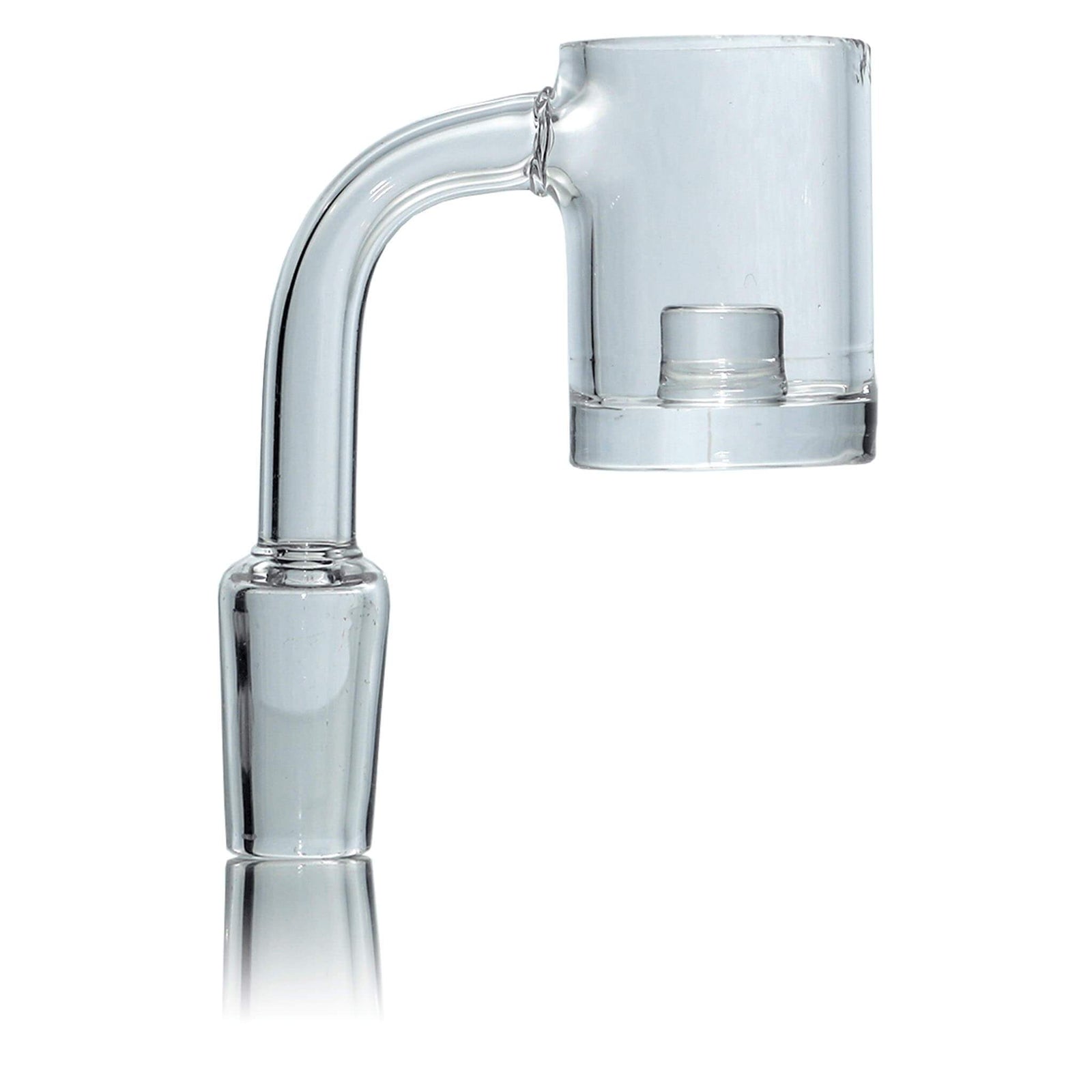 Core Reactor Quartz Banger - Flat Top - Thick Clear Bottom | Profile View | the dabbing specialists