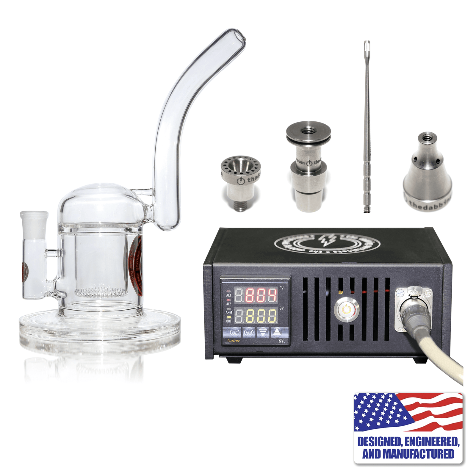 Custom The Dabbing Specialists Enail Dabbing Kit #2 | Orange Kit View | the dabbing specialists