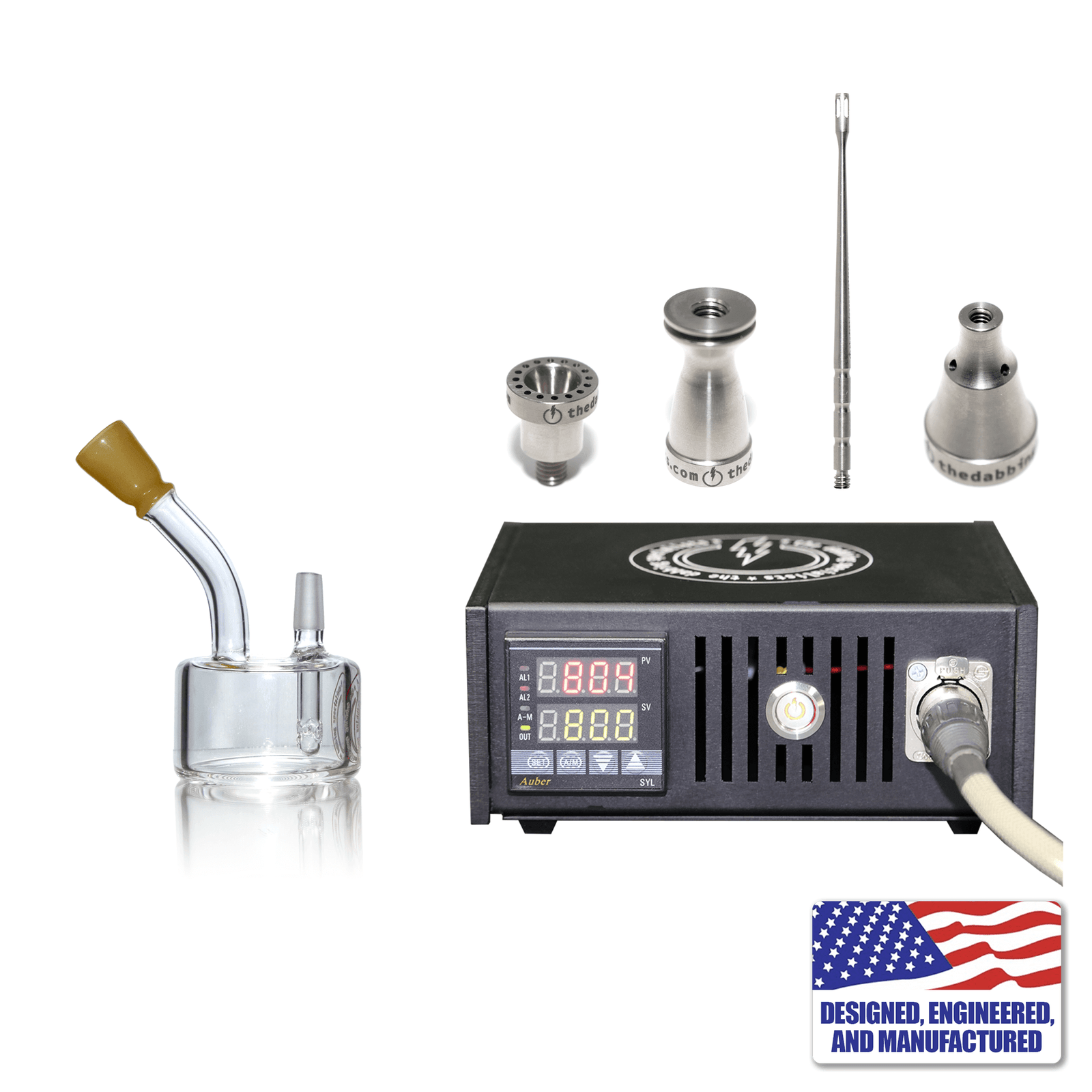 Custom The Dabbing Specialists Enail Dabbing Kit #3 | Orange Kit View | the dabbing specialists