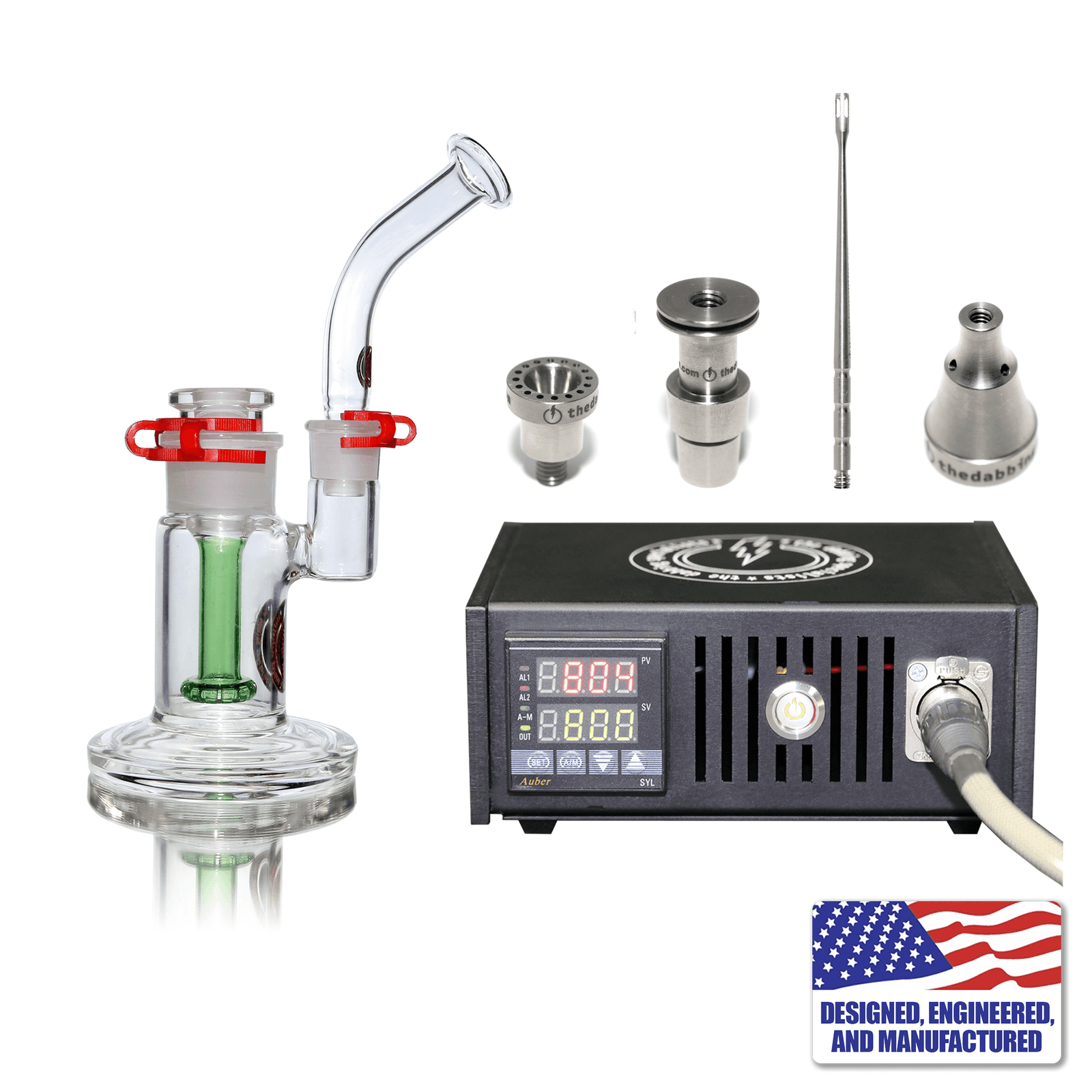 Custom The Dabbing Specialists Enail Dabbing Kit #4 | Orange Kit View | the dabbing specialists