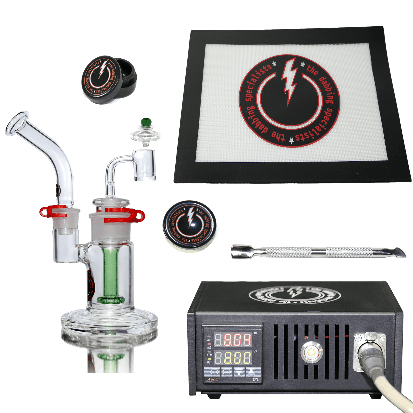 Custom The Dabbing Specialists Enail Dabbing Kit #5 | Black Kit View | the dabbing specialists