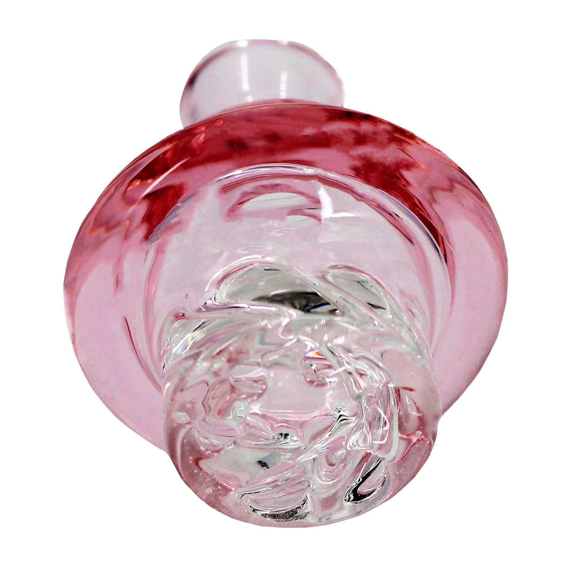 Cyclone Spinner Carb Cap | Pink Underside View | the dabbing specialists