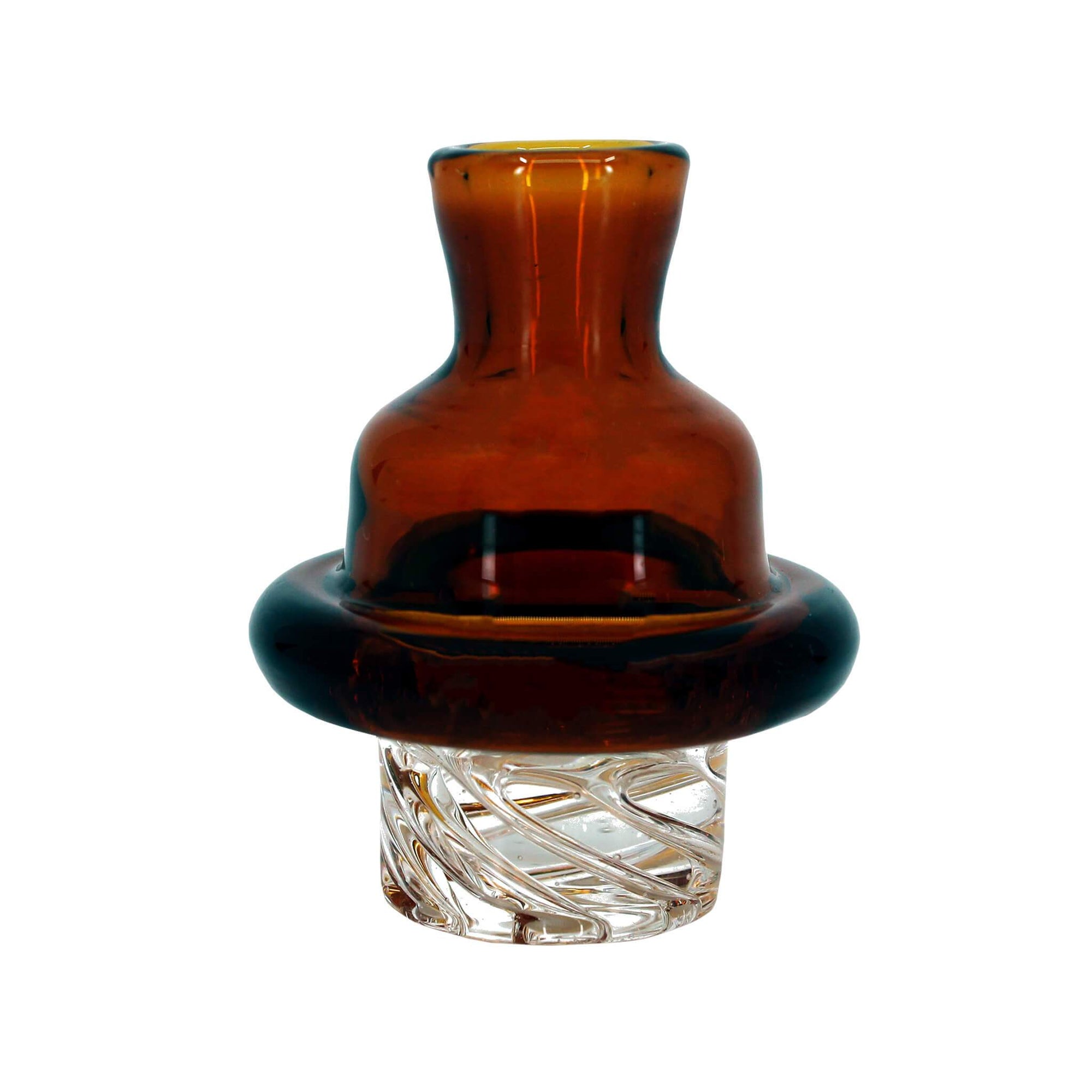 Cyclone Spinner Carb Cap | Amber Profile View | the dabbing specialists