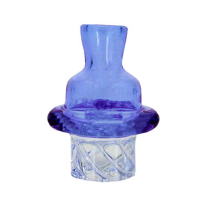 Cyclone Spinner Carb Cap | Blue Profile View | the dabbing specialists