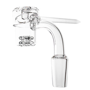 Diamond Knot Quartz Banger | Capped Profile View | the dabbing specialists