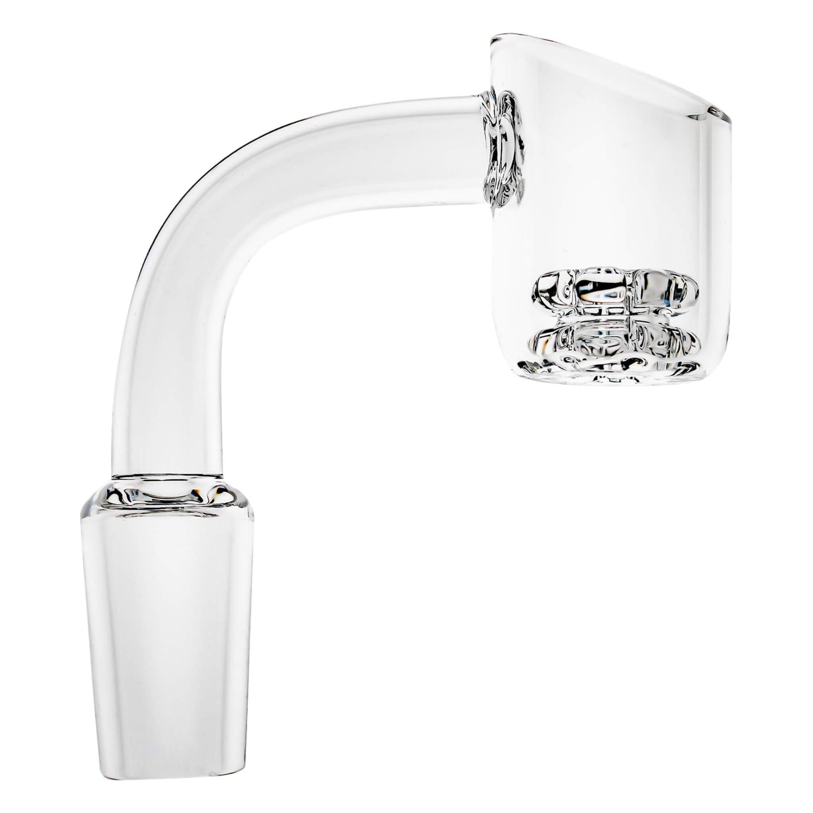 Diamond Knot Quartz Banger | Profile View | the dabbing specialists