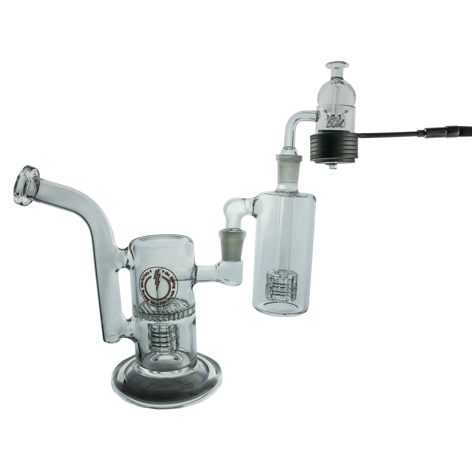 Double Your Bubbles Percolating Ash Catcher | Profile View | the dabbing specialists