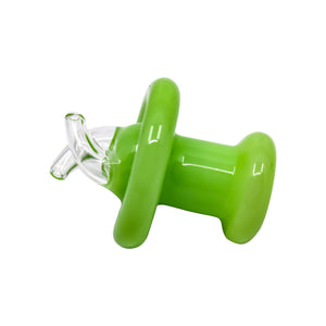 Dual Nozzle Directional Pushpin Carb Cap | Green View | the dabbing specialists