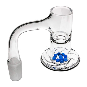 Full Weld Straight Blender Slurper | 14mm Male With Pearls | the dabbing specialists