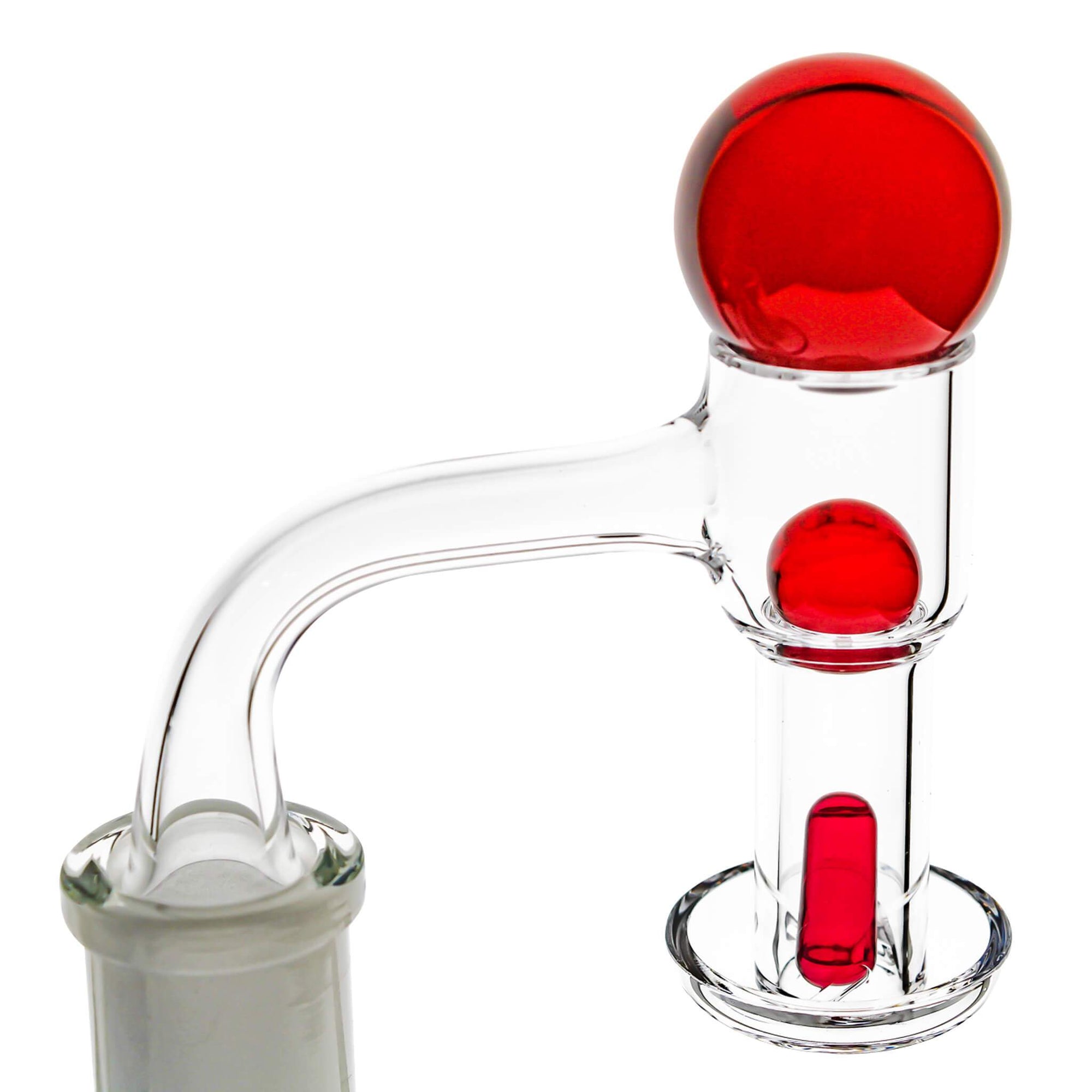 Full Weld Terp Slurper Tall VacTube Banger Kit | Full Ruby Stack View | the dabbing specialists