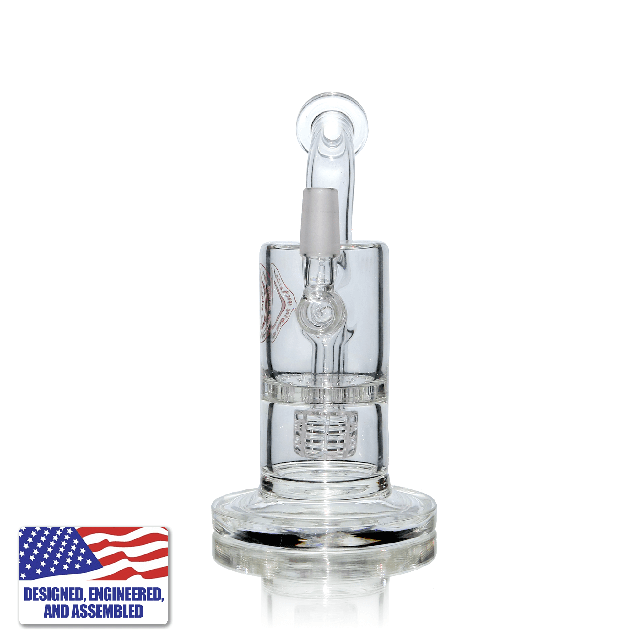 Dab Rig Nail Types Glass Dab Rig | Mini Dual Bubbler & Flat Coil Titanium Nail | TDS - the ...