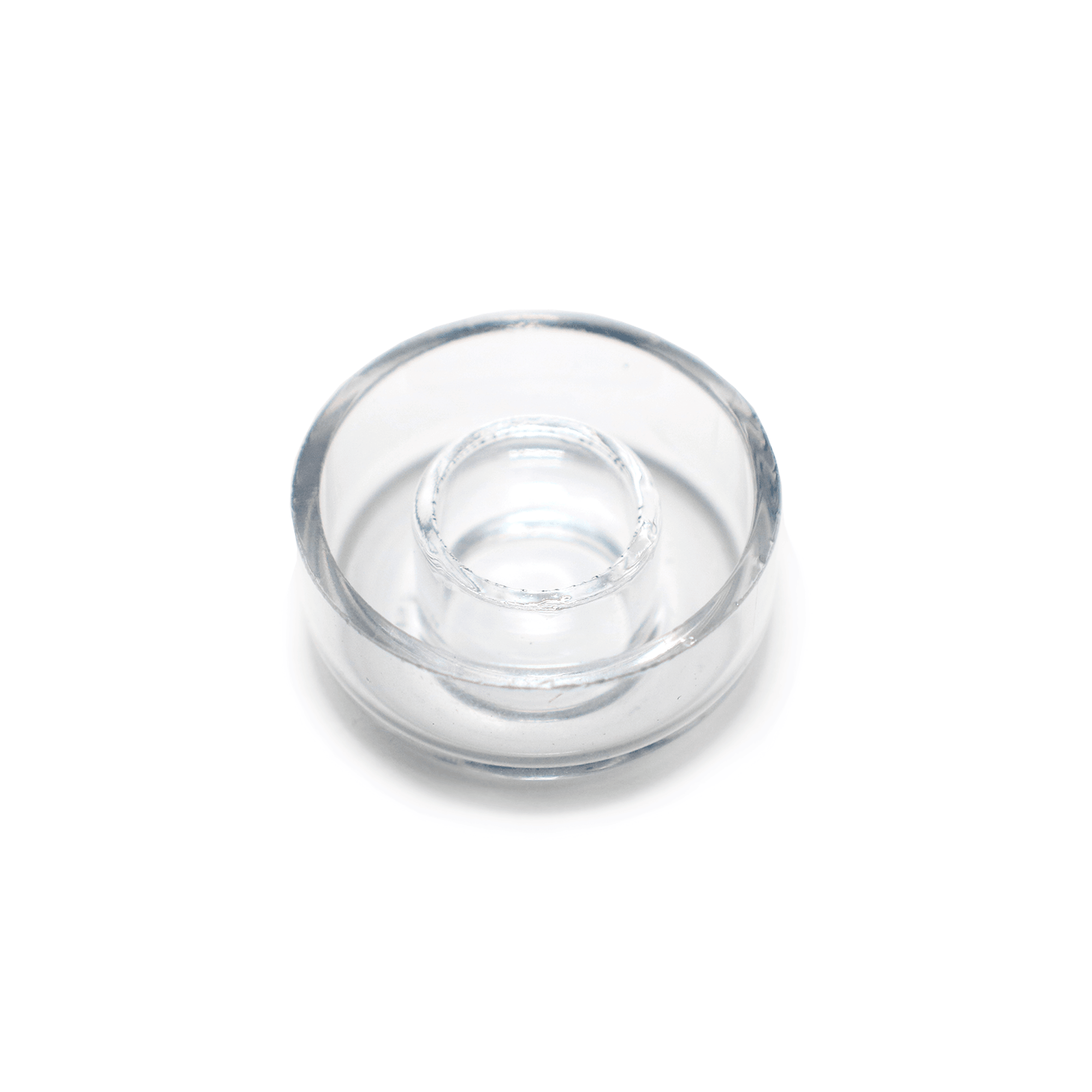 Dabbing Kit | Showerhead Bubbler and Hybrid Quartz Nail | Hybrid Quartz Nail Glass Dish View | TDS