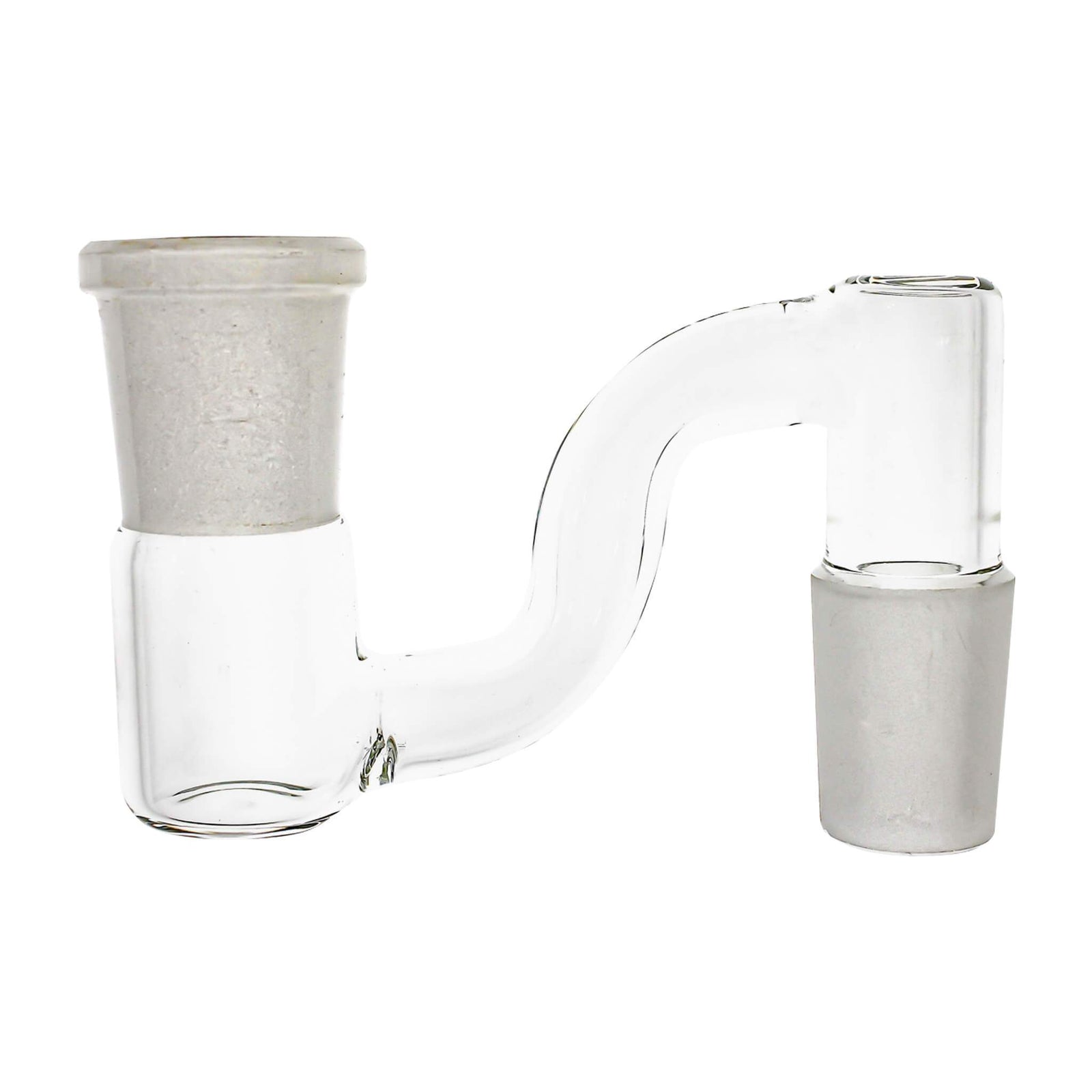 Glass Dropdown | S Neck Style |18mm Male to 18mm Female | Profile View | TDS