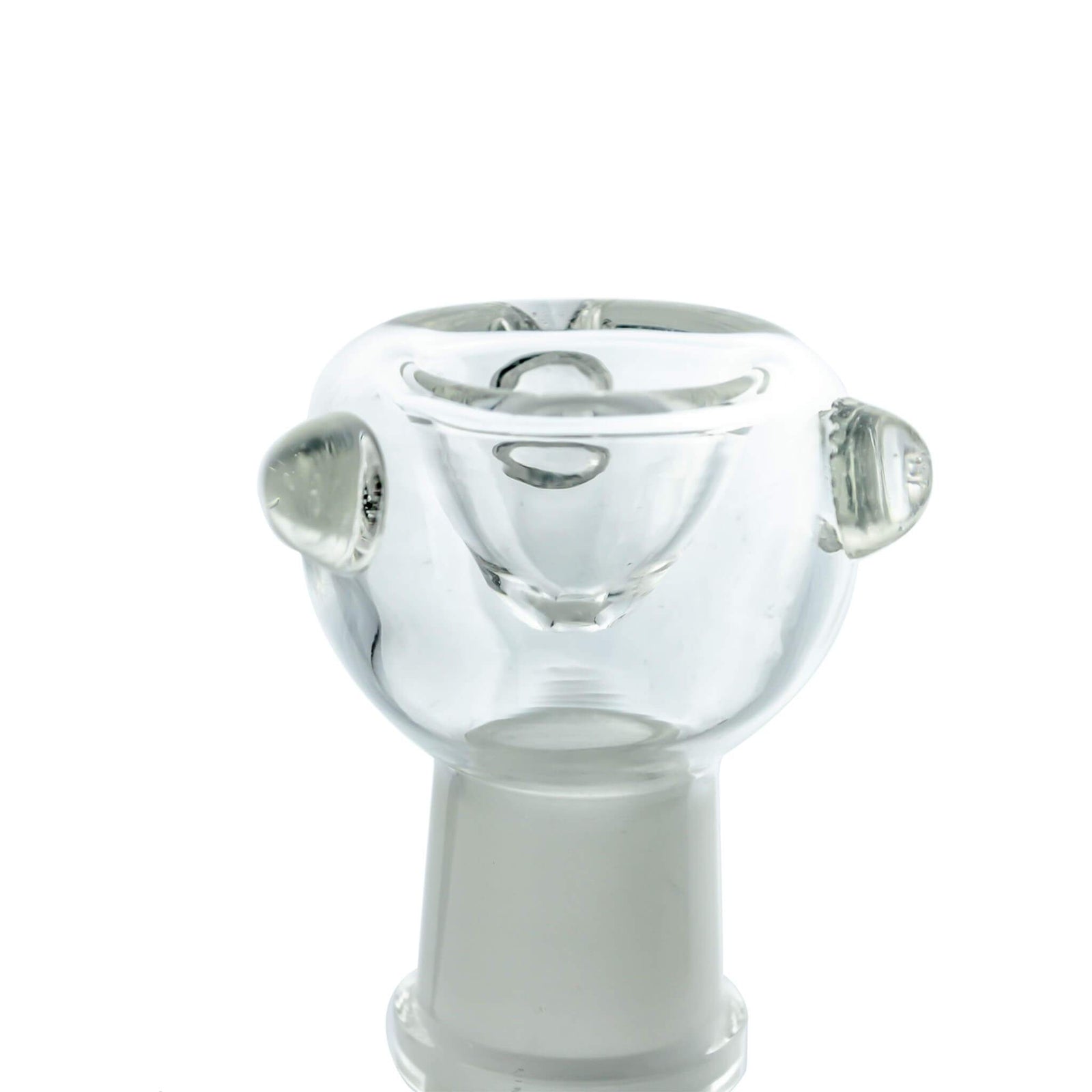 Glass Globe Flower Bowl | Profile View | the dabbing specialists