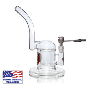Glass Showerhead Bubbler | With Heater Coil | the dabbing specialists