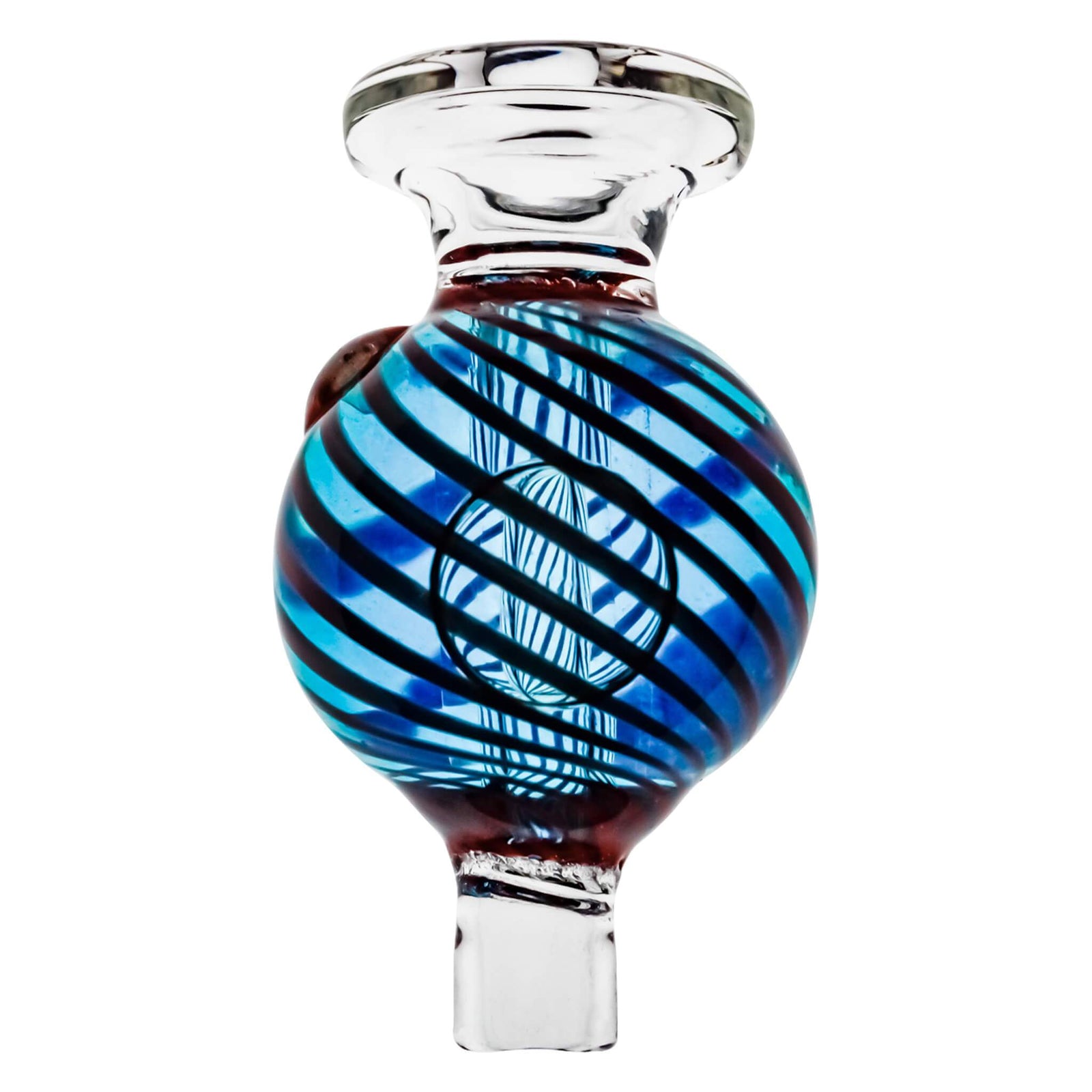 Glycerin Bubble Carb Cap | Pink Profile View | the dabbing specialists