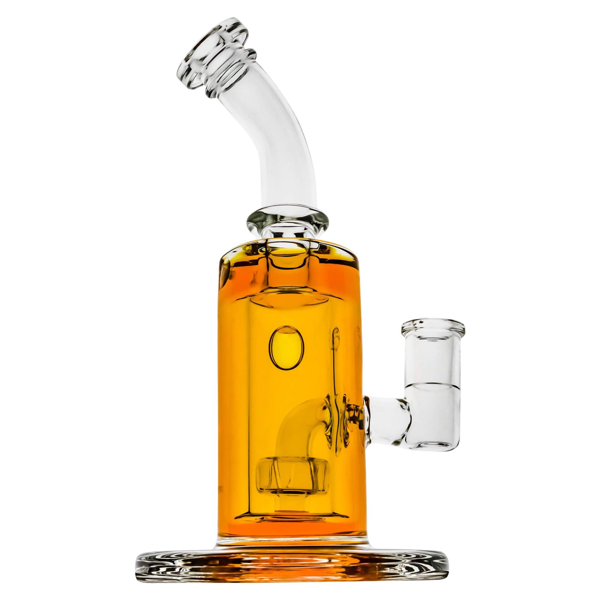 Glycerin Dab Rig | Yellow Profile View | the dabbing specialists