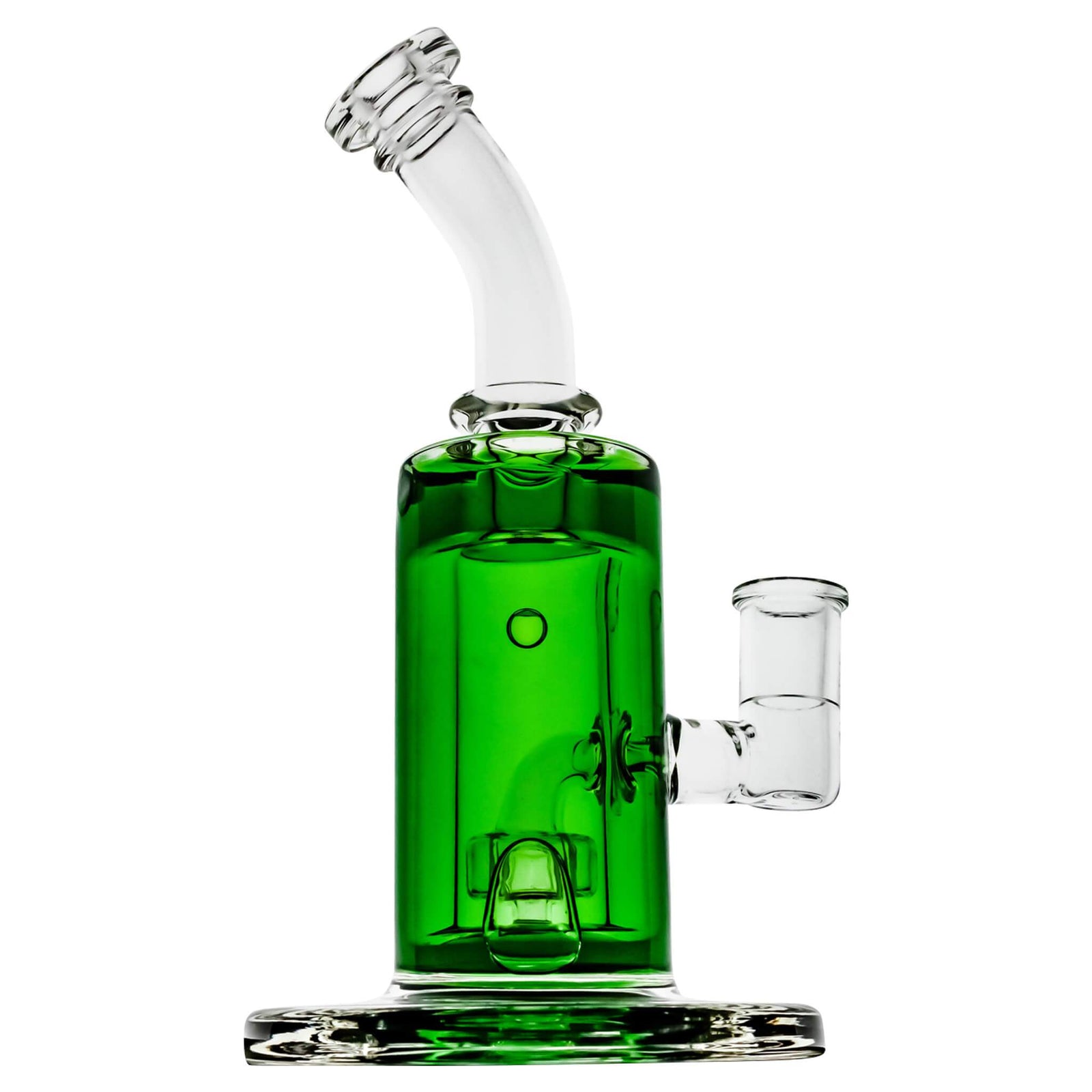 Glycerin Dab Rig | Green Profile View | the dabbing specialists