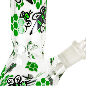 Green Honey Beaker Bong | Close Up View | the dabbing specialists