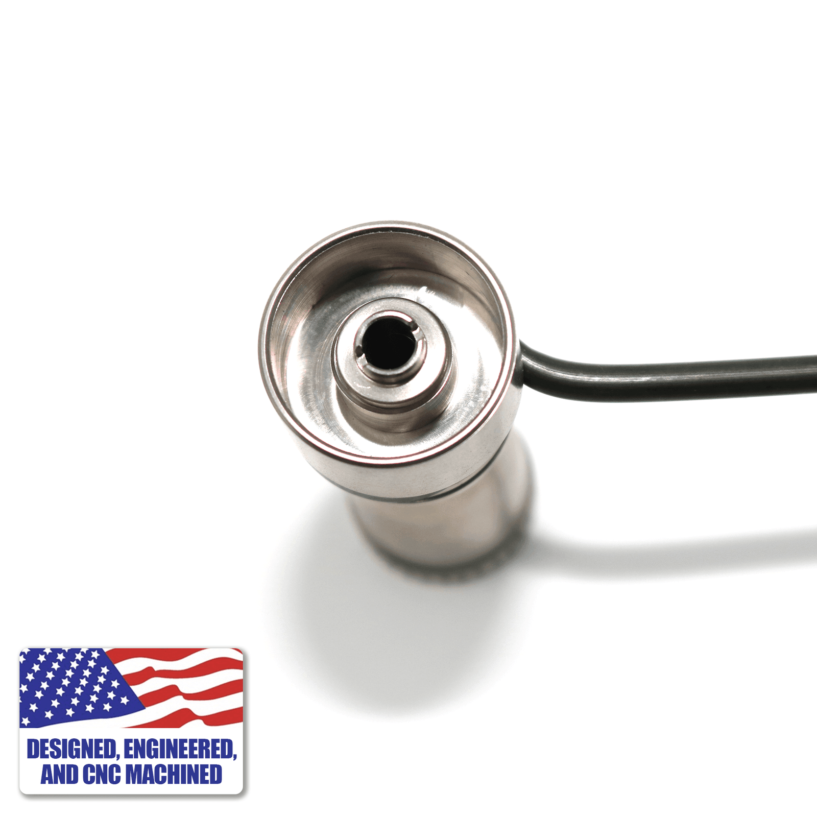 Hybrid Titanium Nail Dab Kit - 14mm/18mm Female | With Coil Profile View | the dabbing specialists