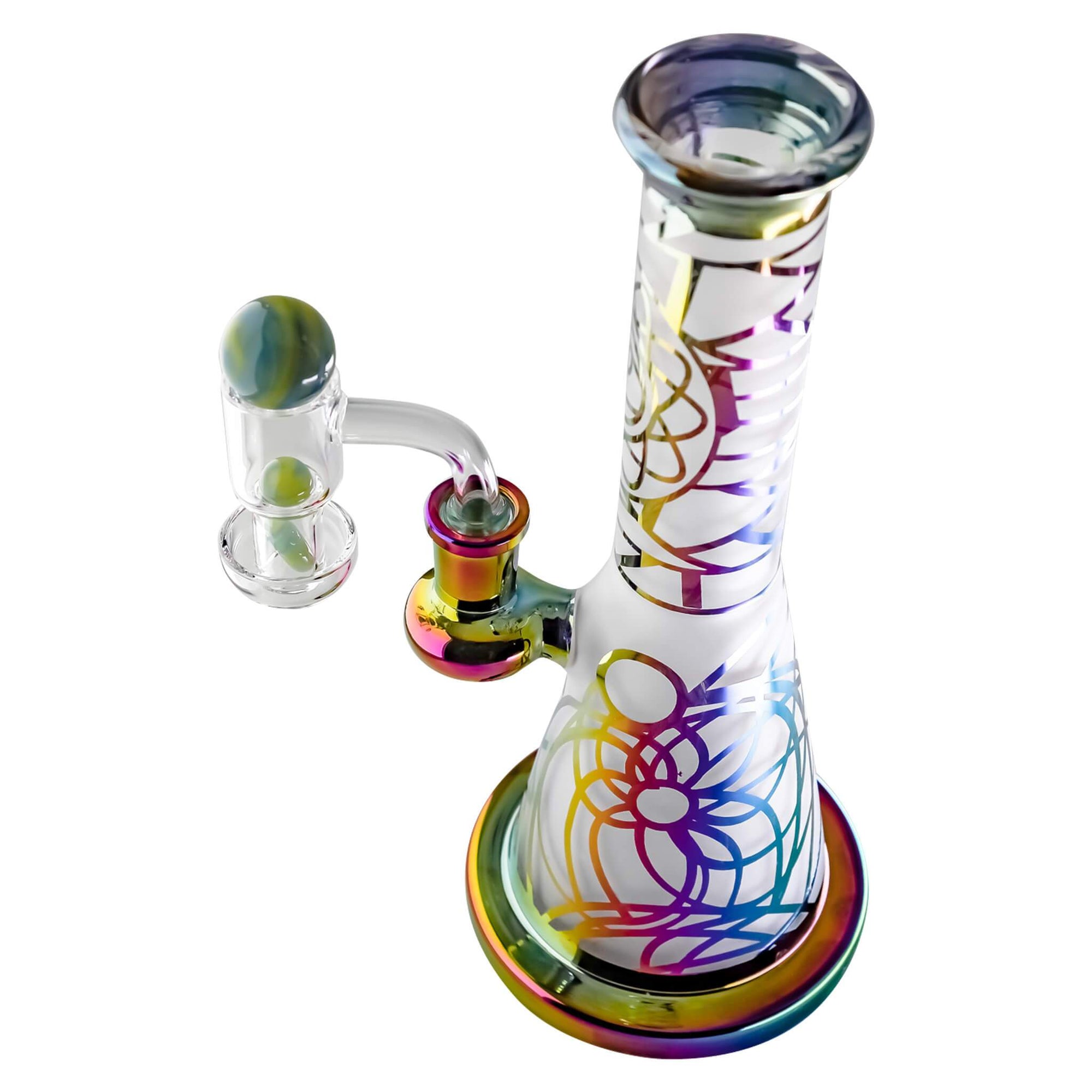 Kaleidoscope Dab Rig | In Use Top Down View | the dabbing specialists