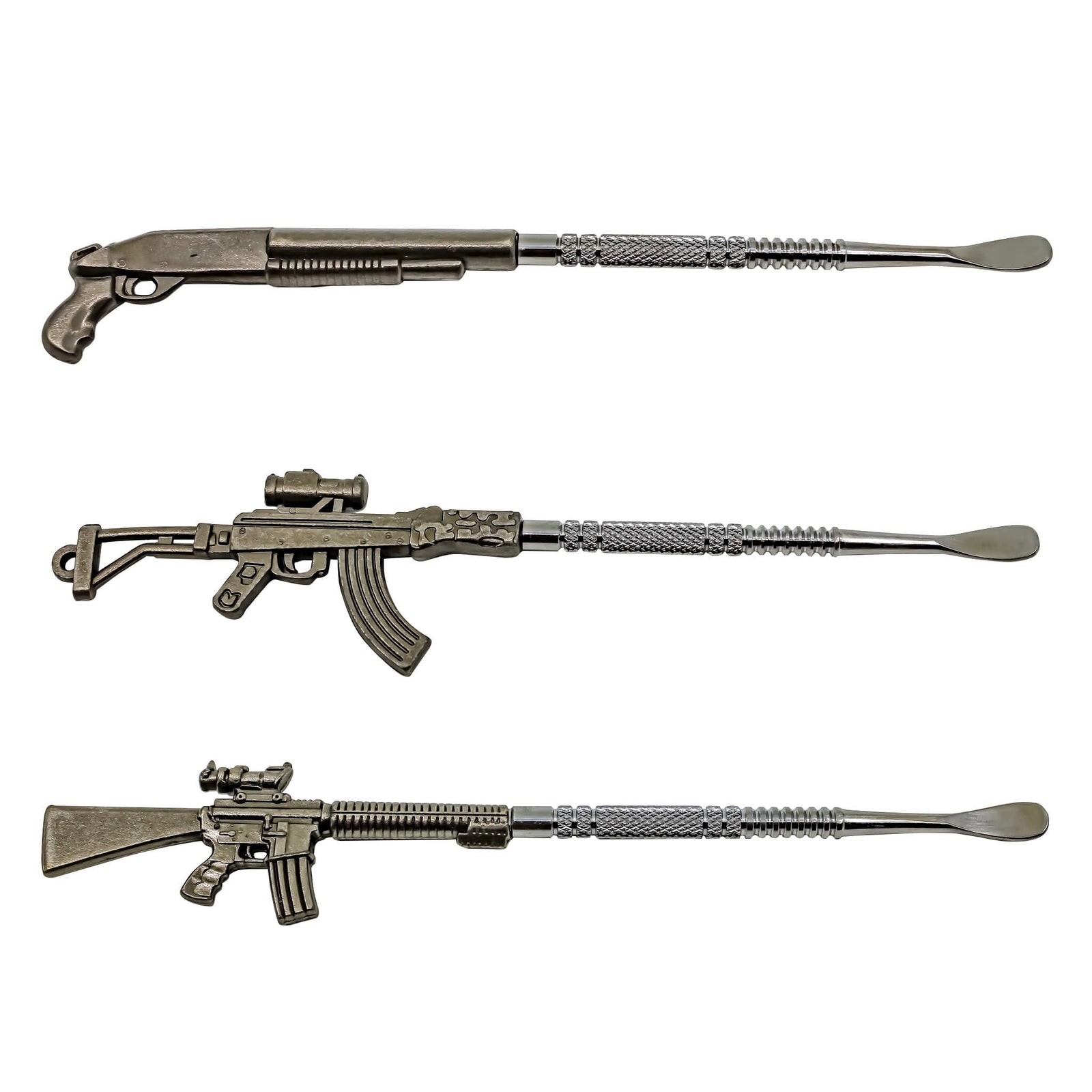 Munitions Stainless Steel Dab Tool | Three Pack Horizontal View | the dabbing specialists