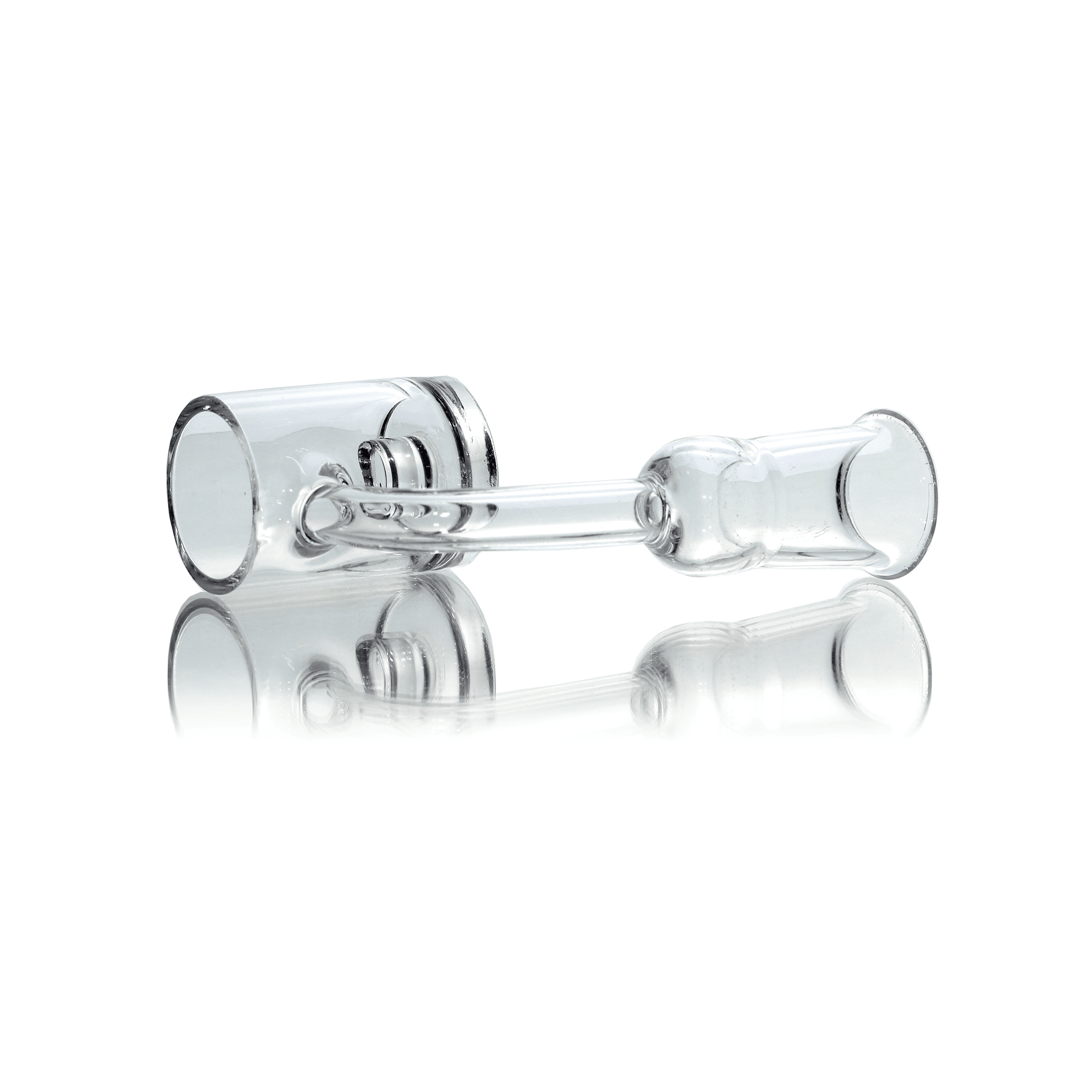 Quartz Banger Core Reactor 14mm Female With Saucer Cap | Prone Banger View | the dabbing specialists